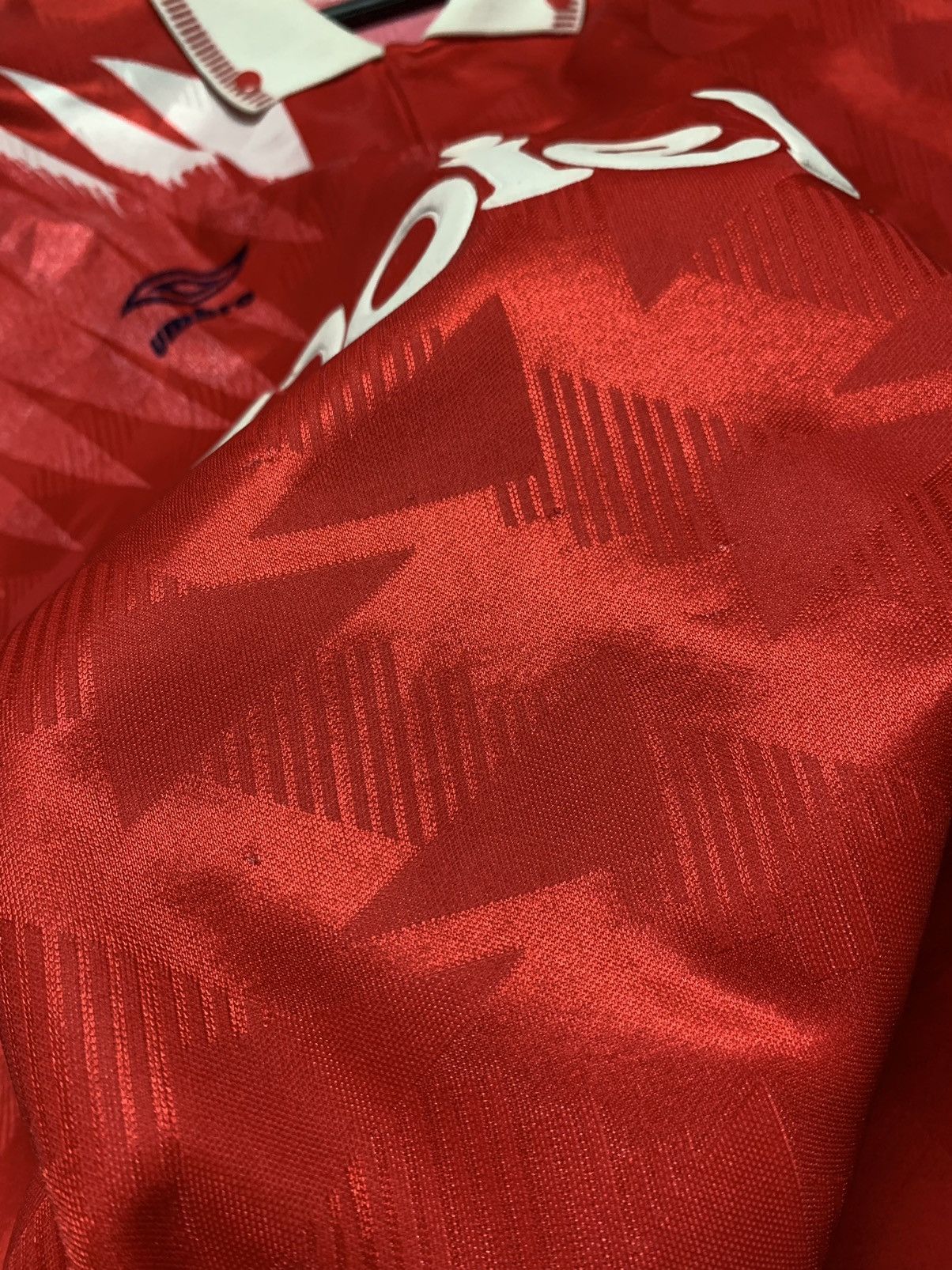 Vintage Vintage Umbro Napoli soccer jersey away red rare size L/XL Size US XL / EU 56 / 4 - 4 Thumbnail