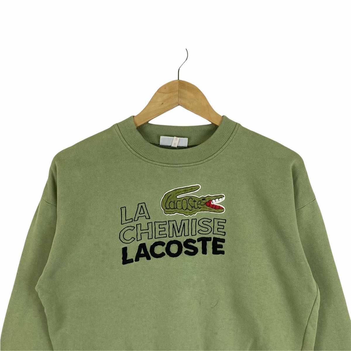 Lacoste × Vintage Vintage CHEMISE LACOSTE Big Logo Embroidered Sweatshirt Size US XS / EU 42 / 0 - 4 Thumbnail