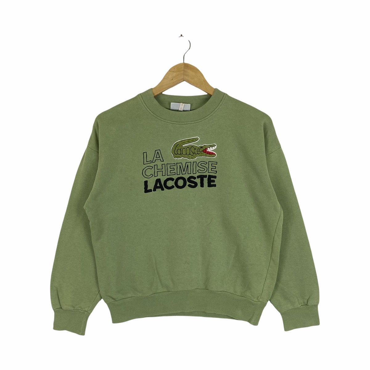 Lacoste × Vintage Vintage CHEMISE LACOSTE Big Logo Embroidered Sweatshirt Size US XS / EU 42 / 0 - 1 Thumbnail