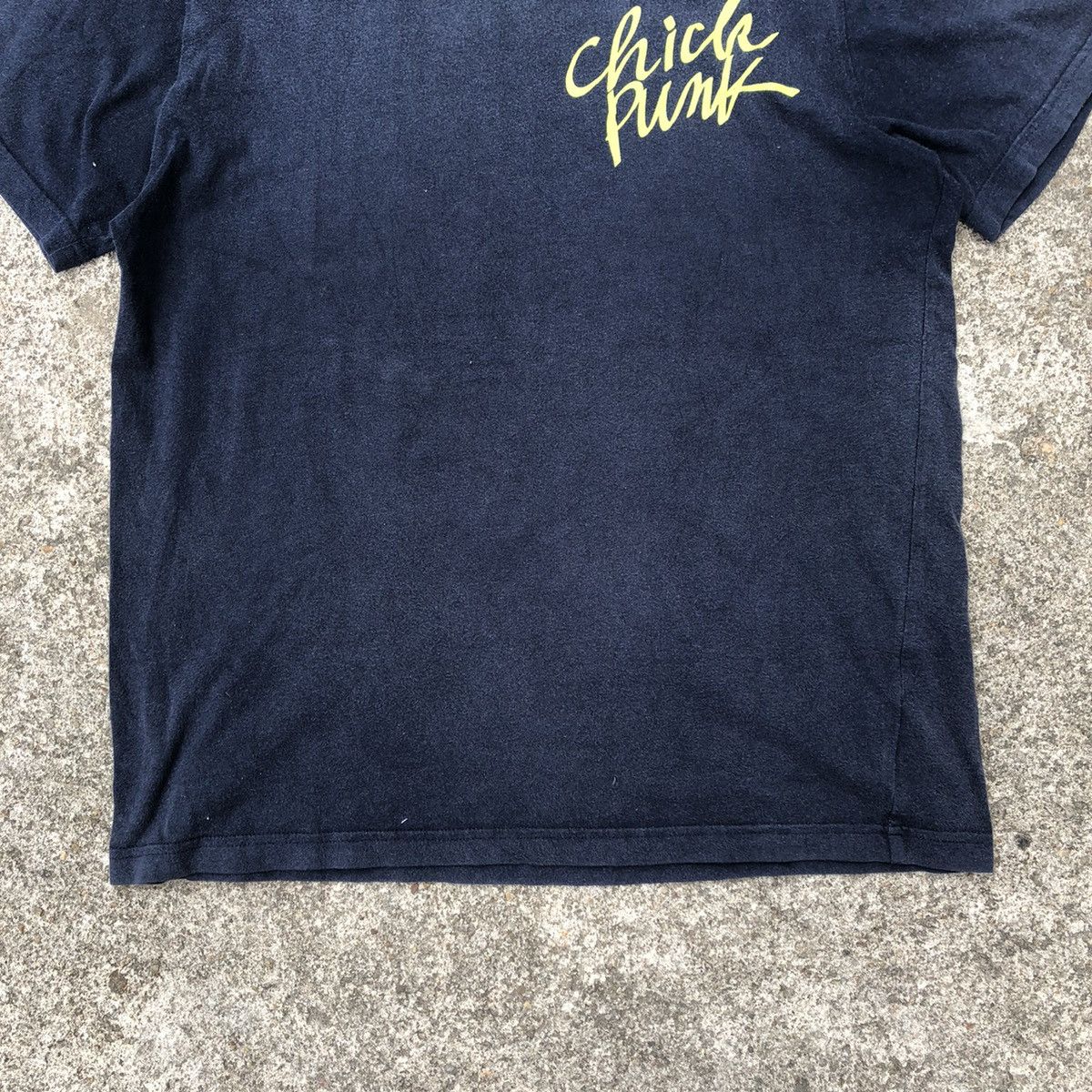 Diet Butcher Slim Skin × Japanese Brand 🔥Rare🔥🇯🇵Diet Butcher Slim Skin Chick Punk Sun Faded Tee Size US M / EU 48-50 / 2 - 4 Thumbnail