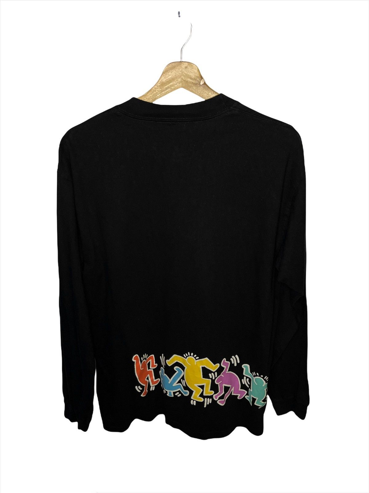 Keith Haring × Vintage 🪡Rare🪡Vintage 90s Keith Haring Pop Shop Art Tee Size US L / EU 52-54 / 3 - 2 Thumbnail
