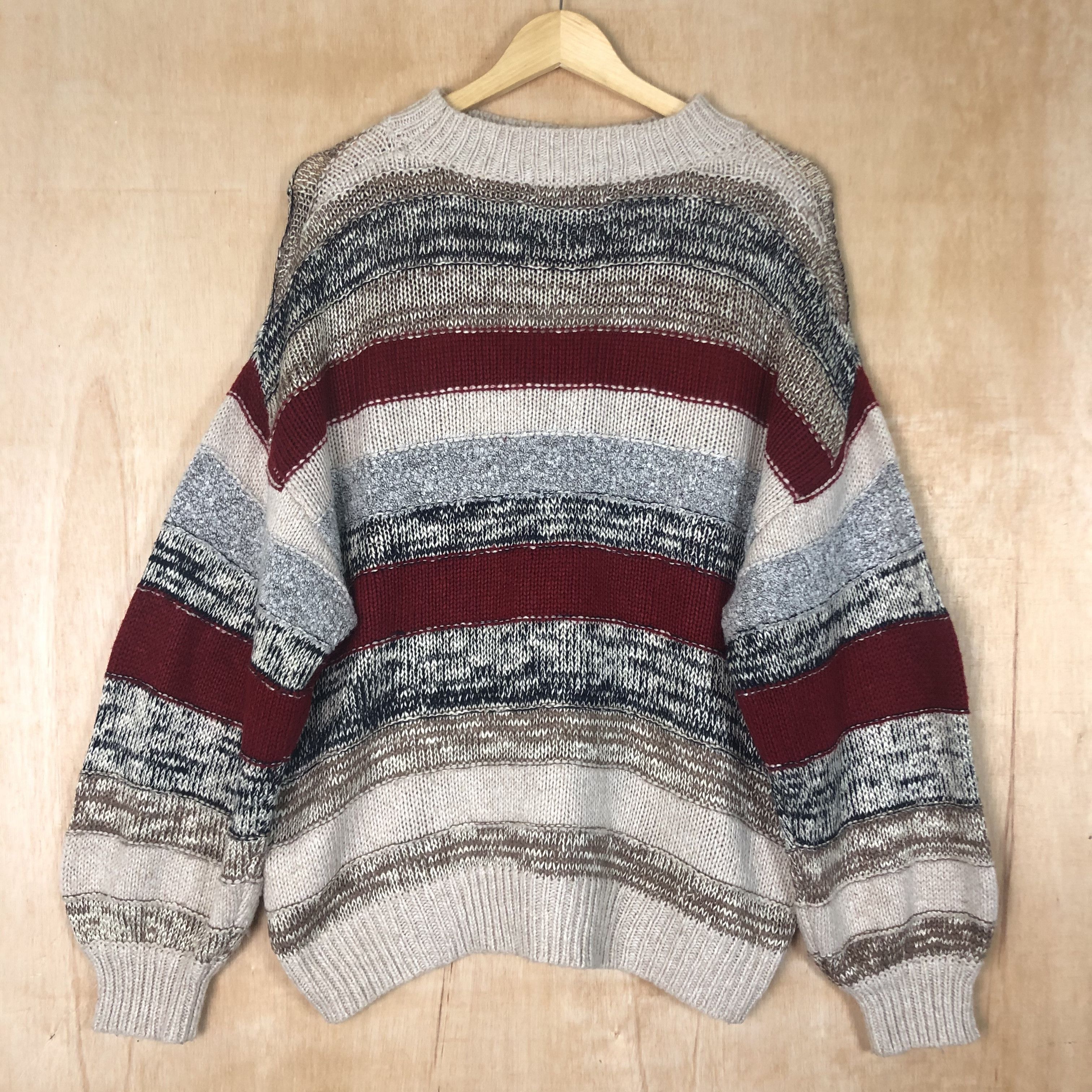 Aran Isles Knitwear DL Cube Sugar like coogi oversized Knitwear like coogi #c017 Size US M / EU 48-50 / 2 - 10 Thumbnail