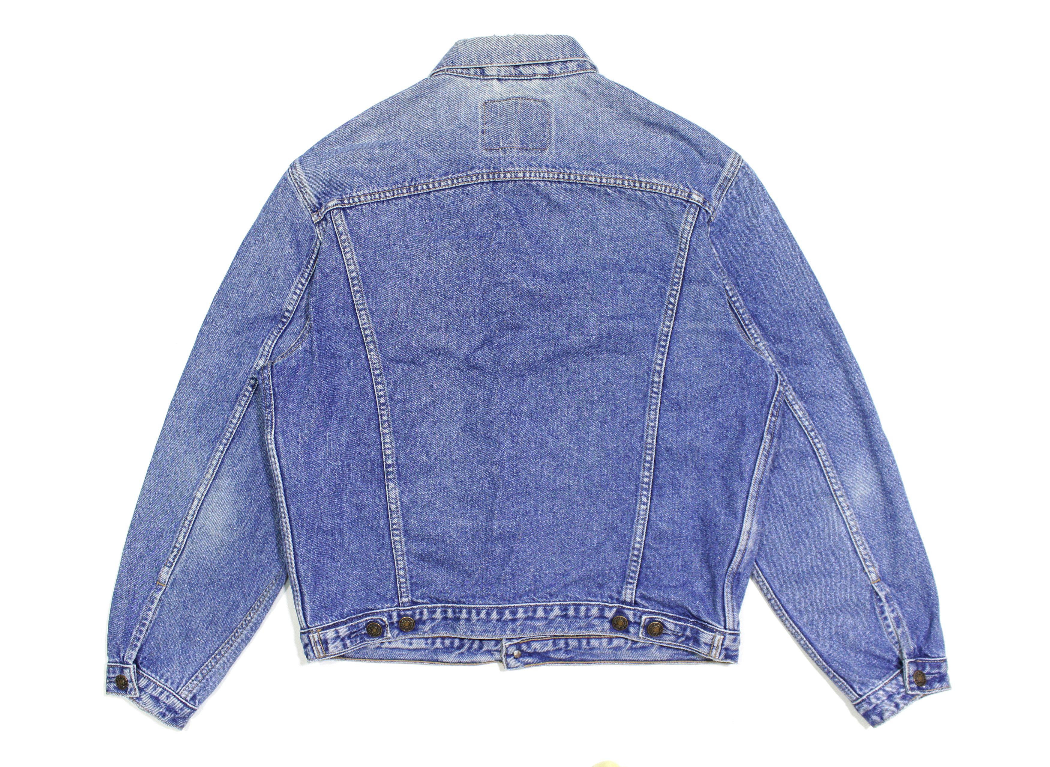 Levi's 90S Blue Texas Vintage Denim Jacket Size US M / EU 48-50 / 2 - 2 Thumbnail