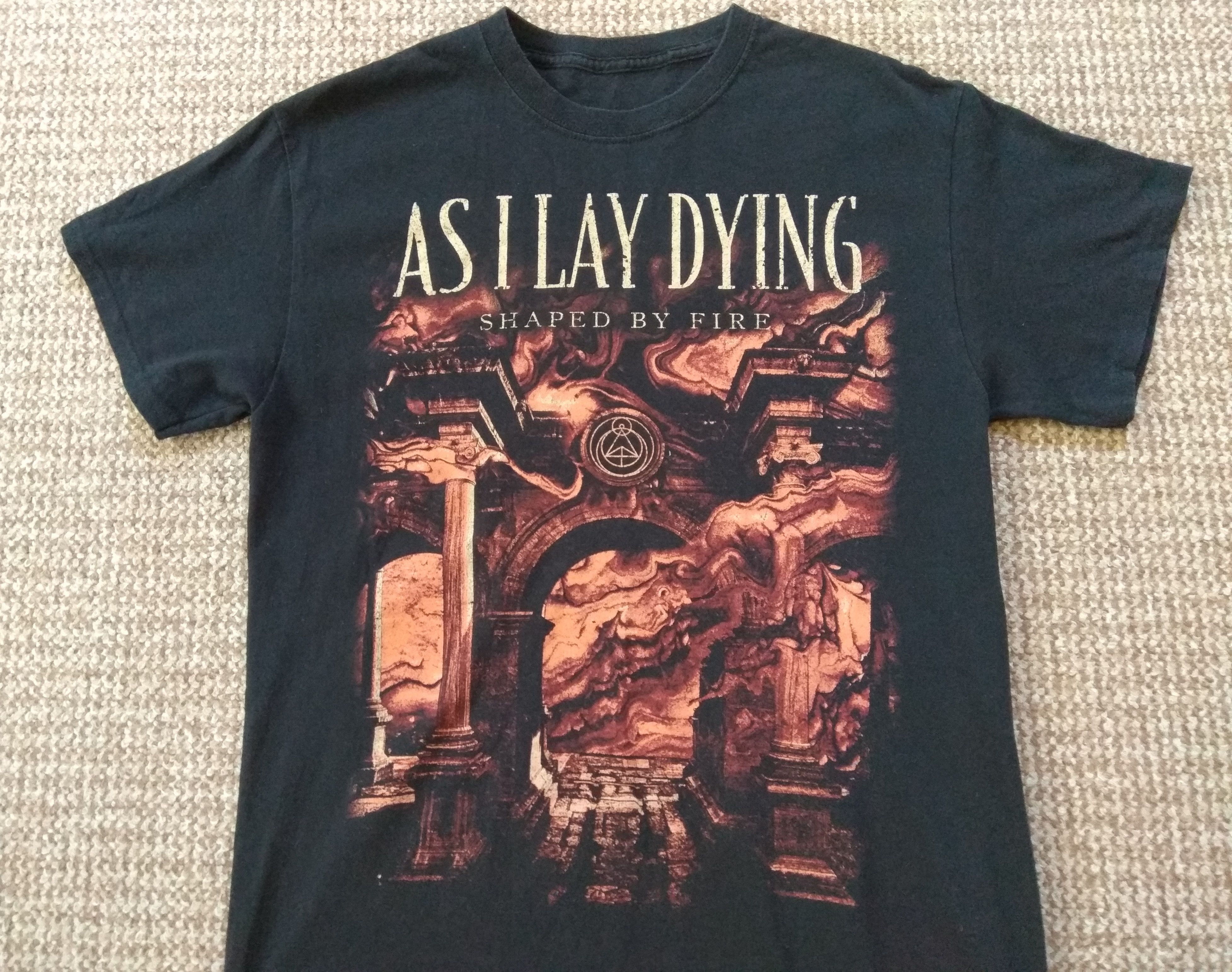 Band Tees As I Lay Dying 2019 Tour Shaped by Fire Tee T Shirt Size US M / EU 48-50 / 2 - 1 Thumbnail