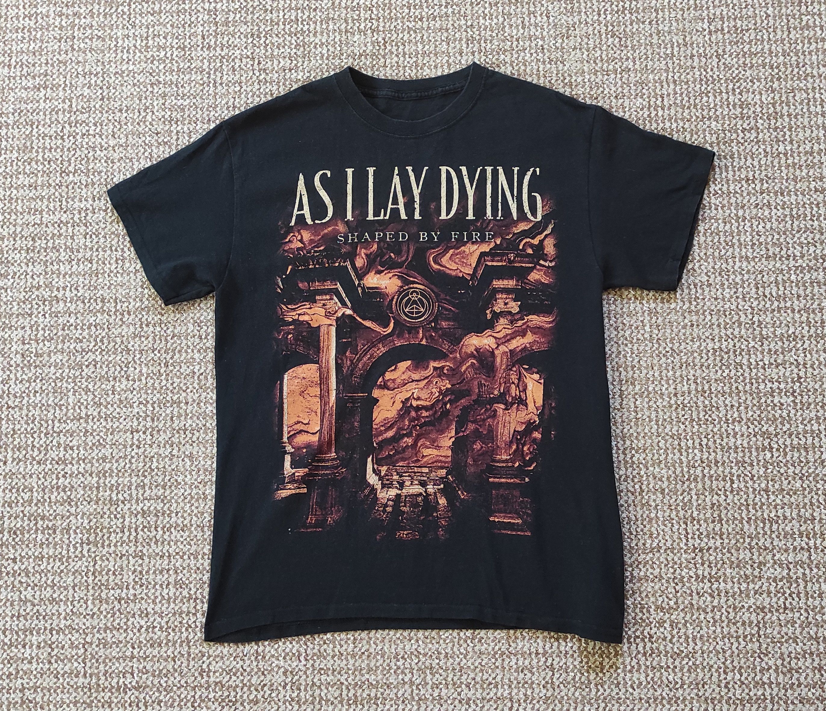 Band Tees As I Lay Dying 2019 Tour Shaped by Fire Tee T Shirt Size US M / EU 48-50 / 2 - 2 Thumbnail