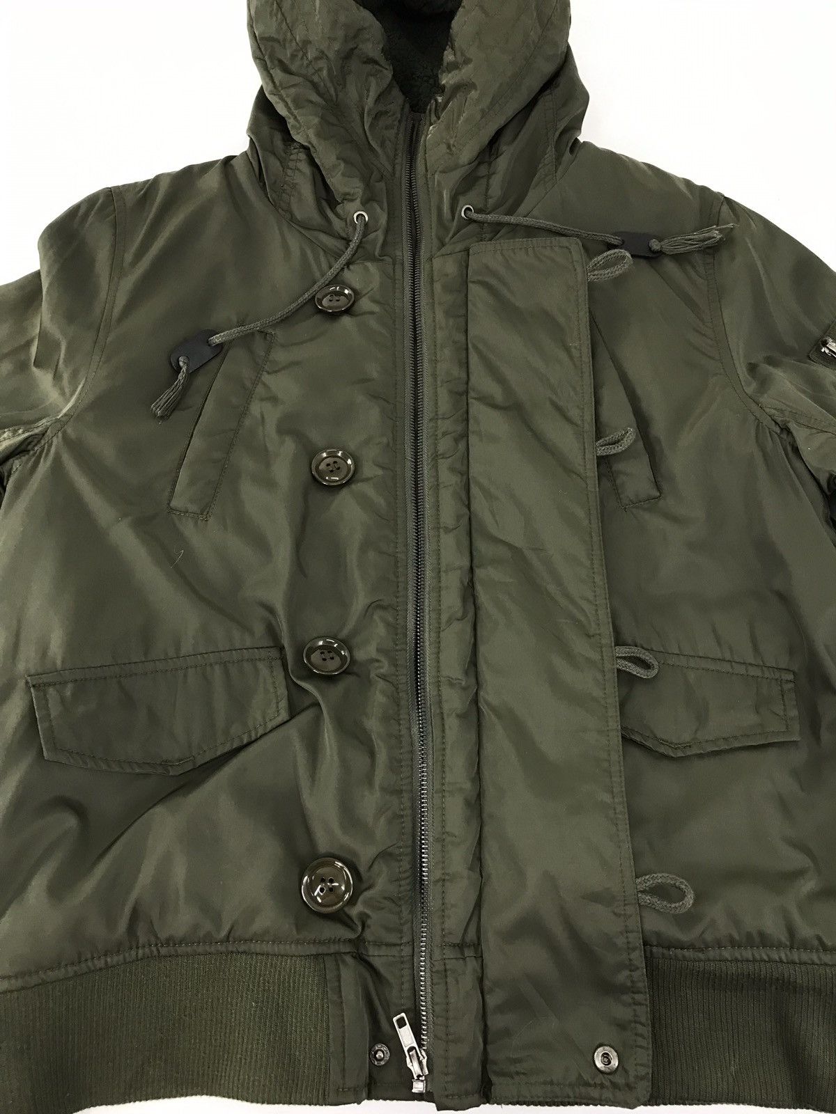 Japanese Brand Jacket Bomber Gyle Double Pocket Hoodie Style Size US M / EU 48-50 / 2 - 4 Thumbnail