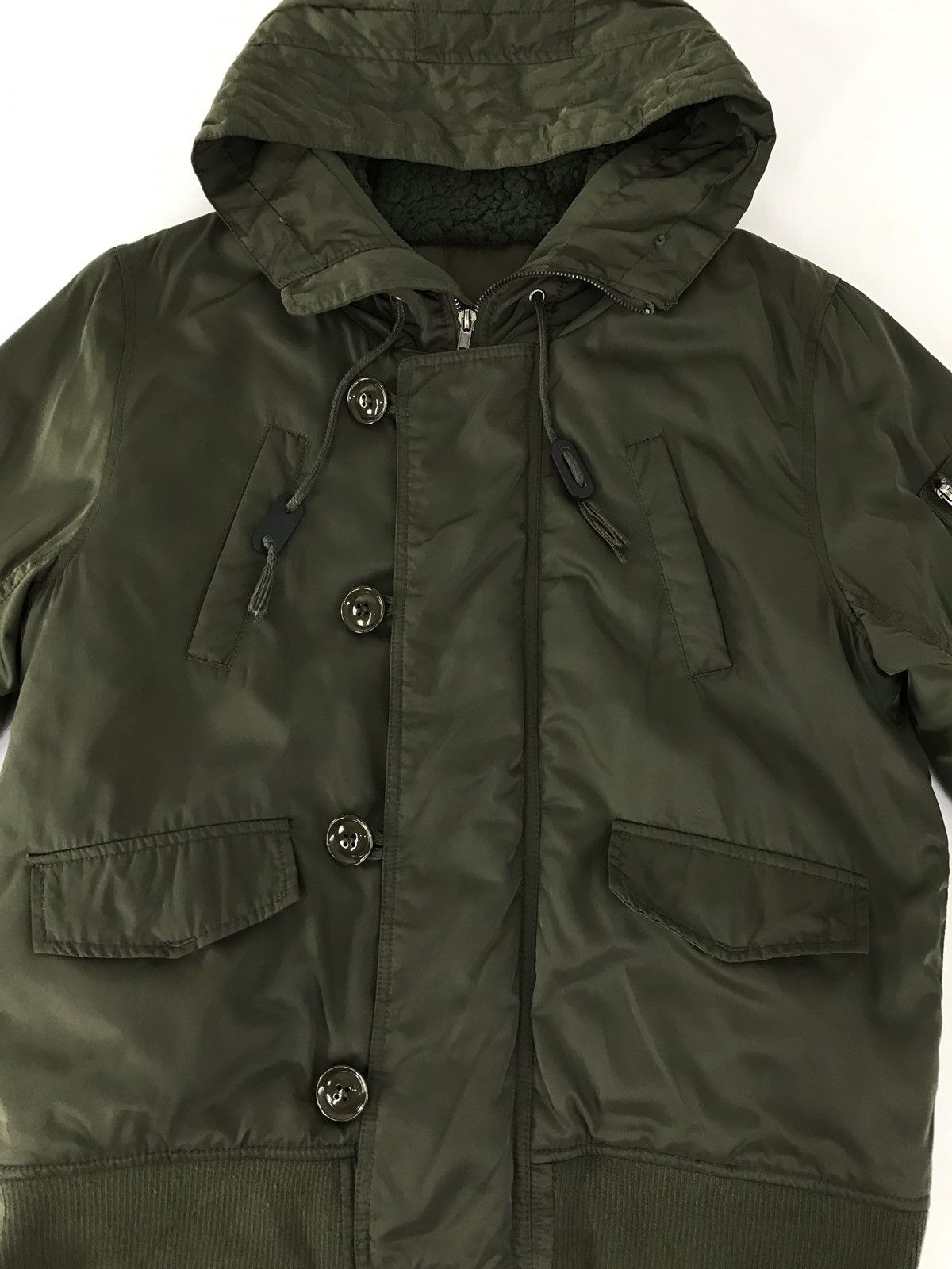 Japanese Brand Jacket Bomber Gyle Double Pocket Hoodie Style Size US M / EU 48-50 / 2 - 3 Thumbnail