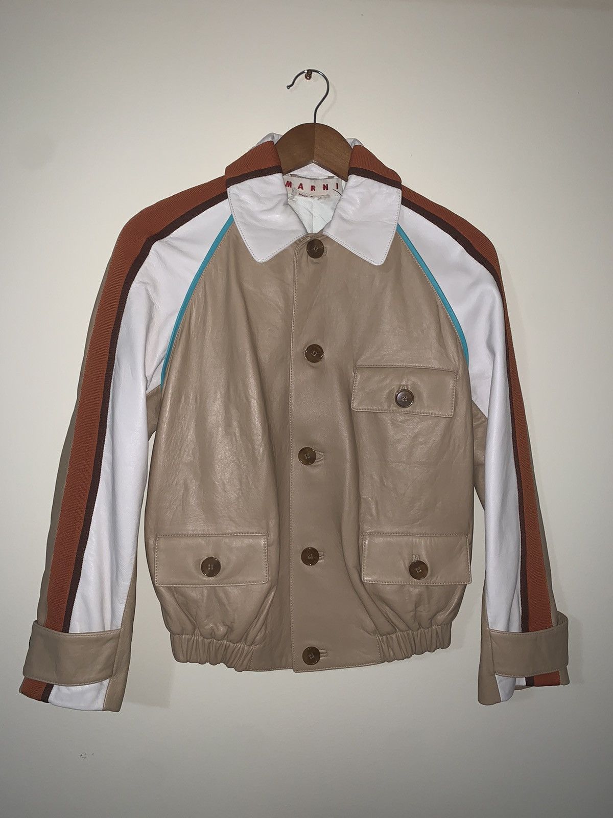 Marni RARE GRAIL Marni lambskin leather jacket Size US S / EU 44-46 / 1 - 1 Thumbnail