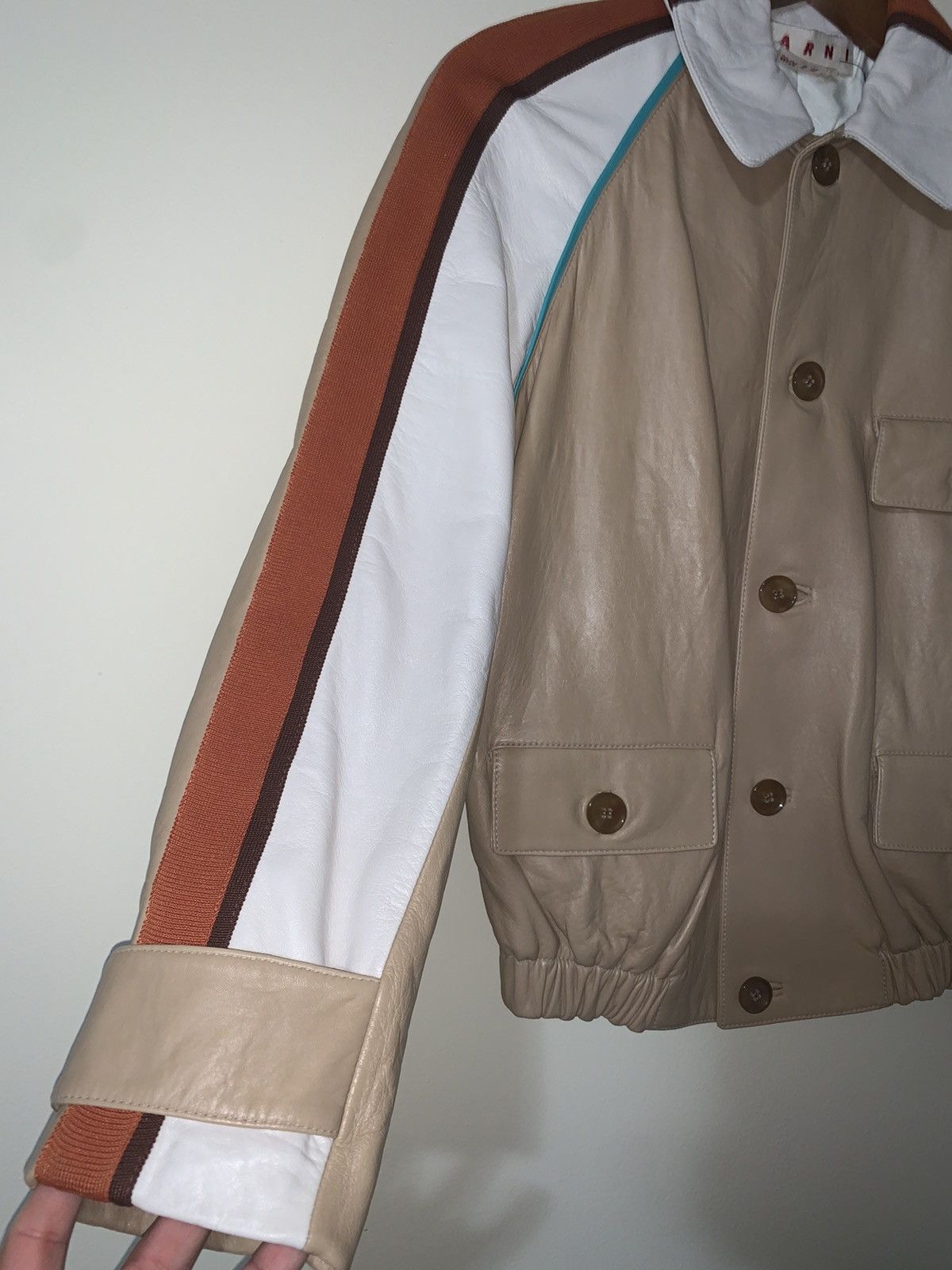 Marni RARE GRAIL Marni lambskin leather jacket Size US S / EU 44-46 / 1 - 3 Thumbnail