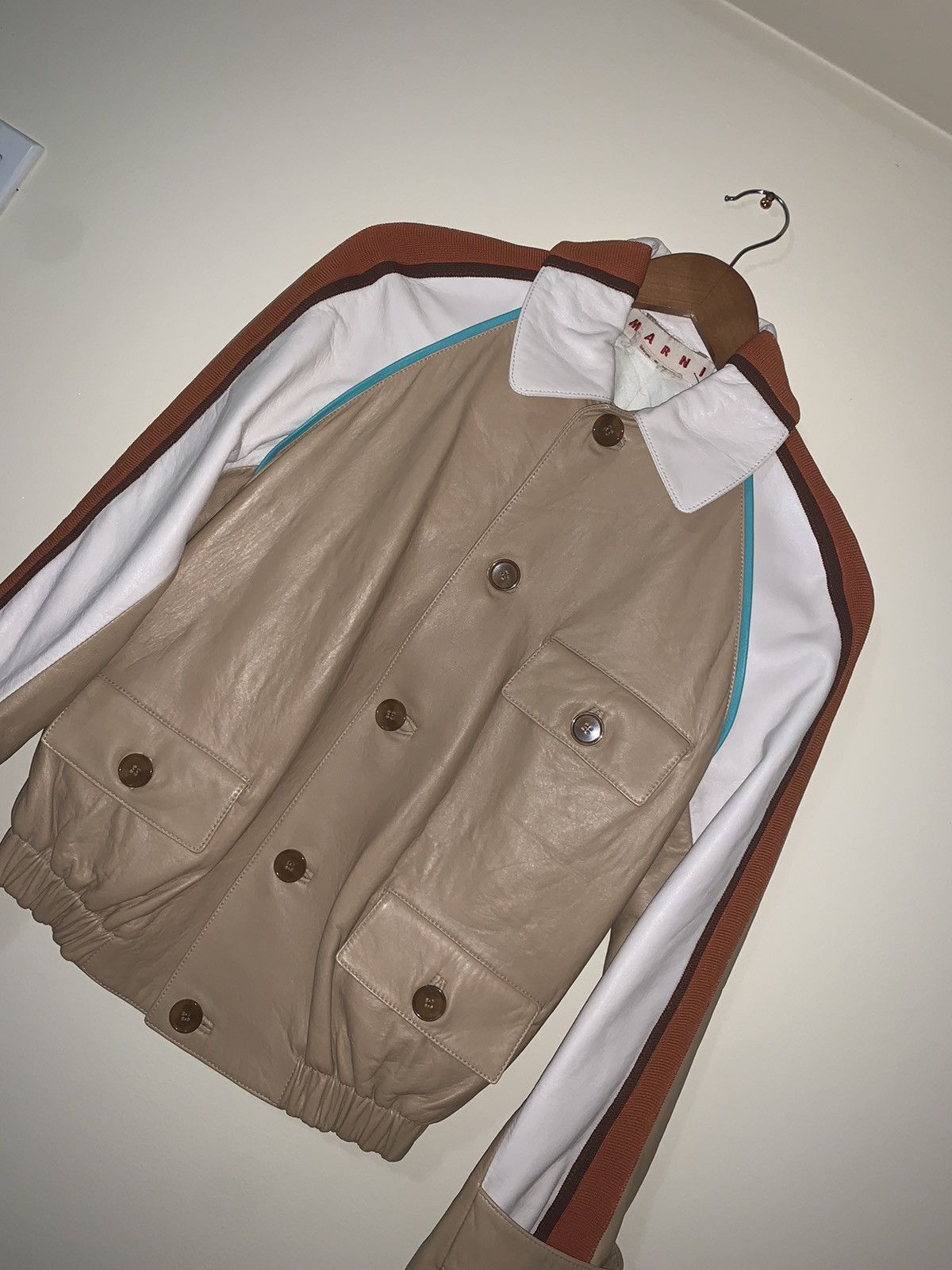 Marni RARE GRAIL Marni lambskin leather jacket Size US S / EU 44-46 / 1 - 2 Thumbnail