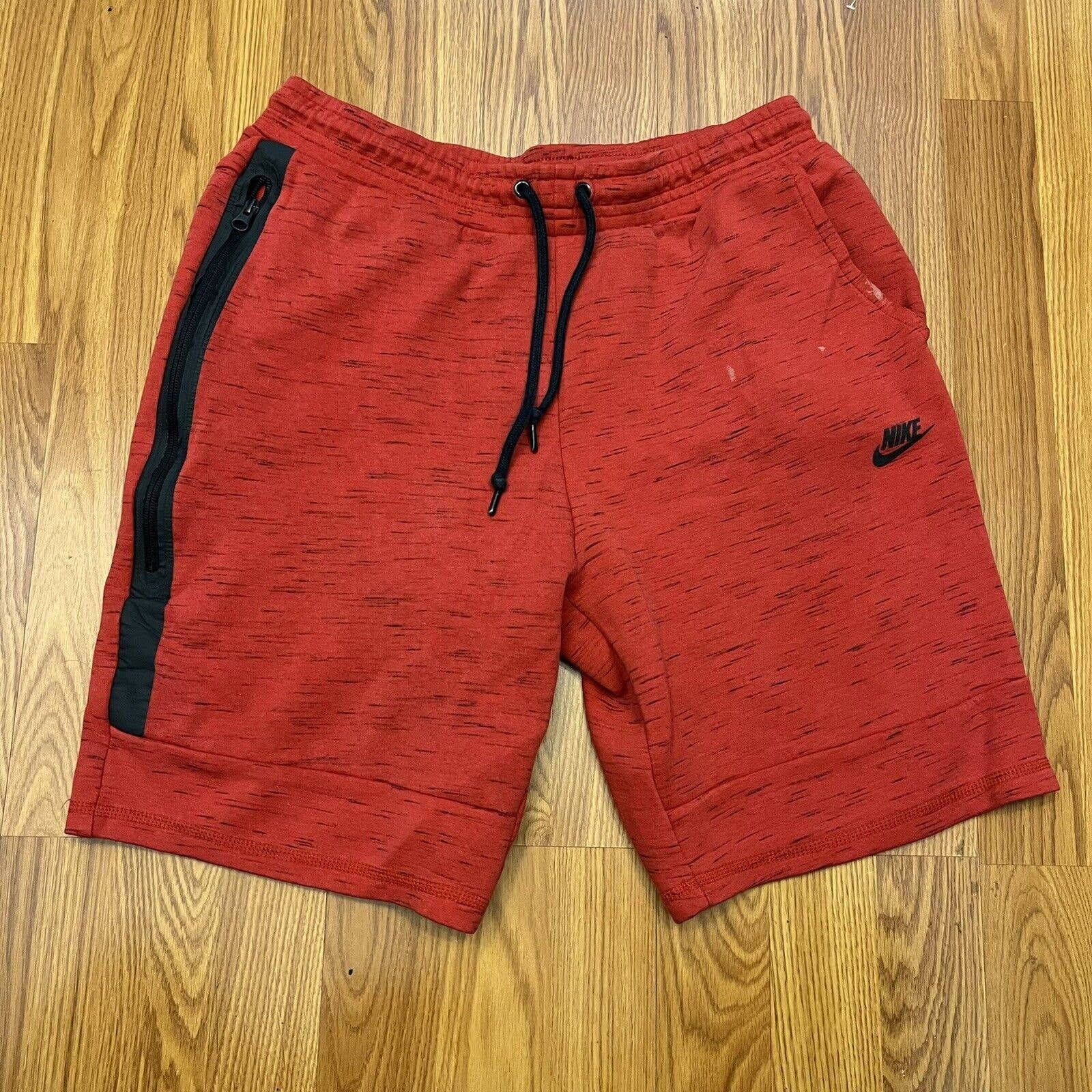 Nike Nike Tech Fleece Red Shorts Mens Size Large Air Sportswear Grailed