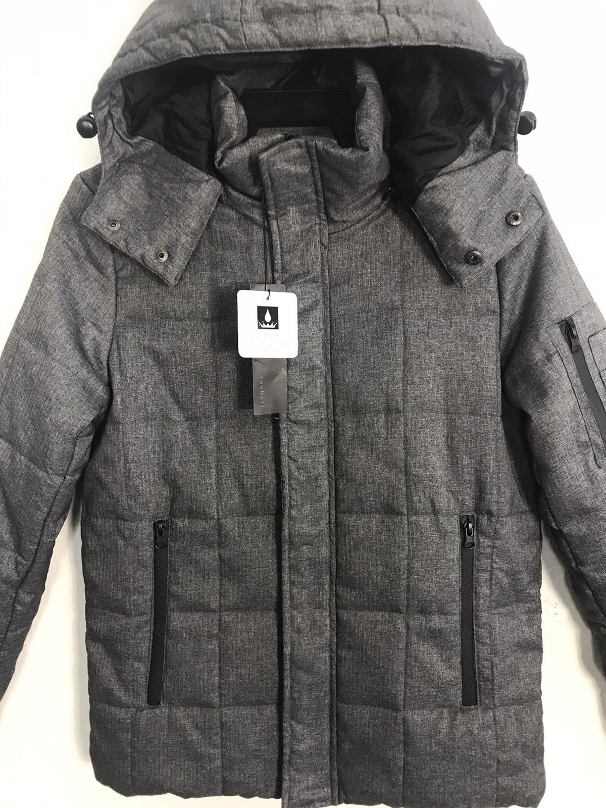 Japanese Brand Vintage Roshell puffer Jacket Snap Button Hoodie Size US M / EU 48-50 / 2 - 3 Thumbnail