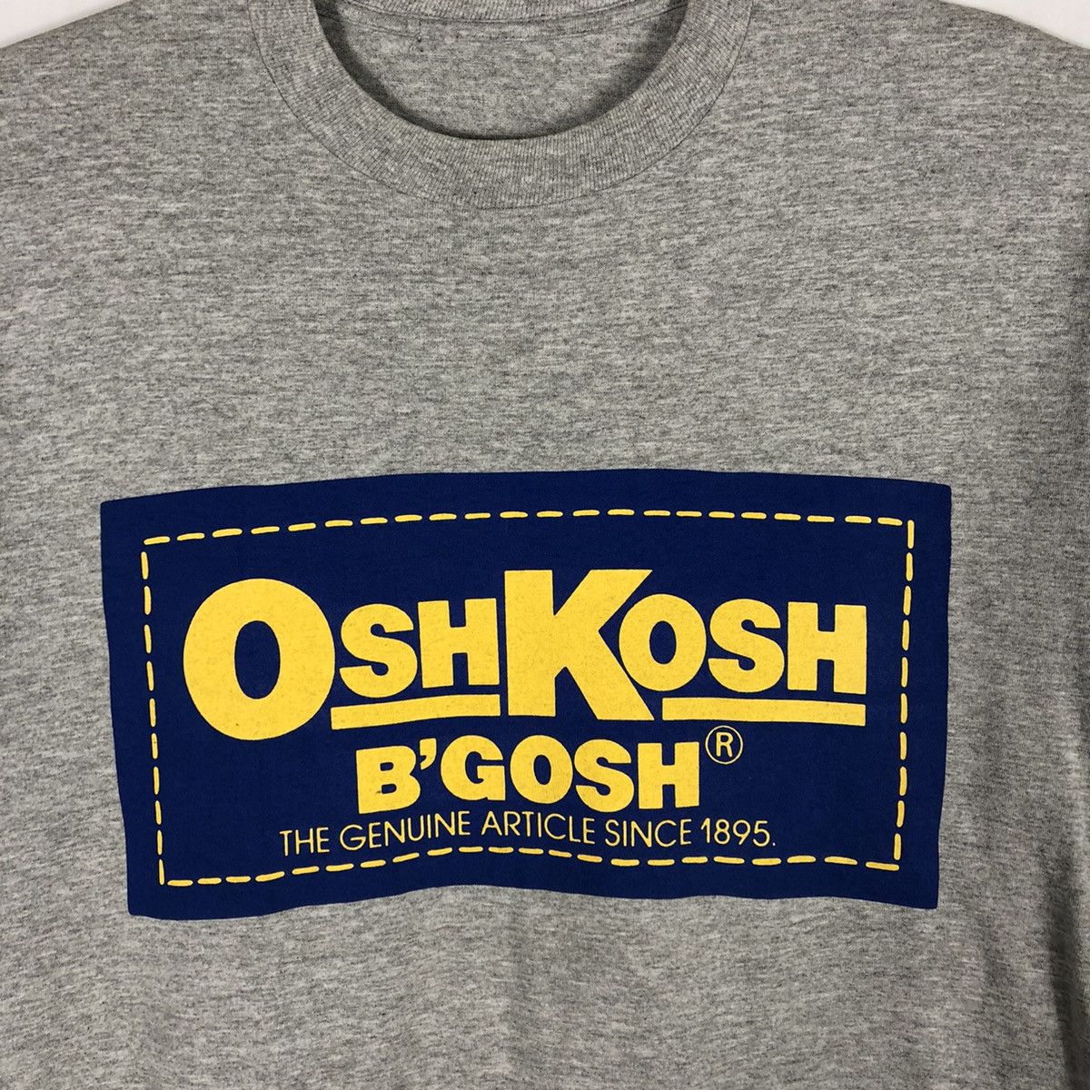Japanese Brand × Oshkosh × Vintage Vintage OSH KOSH Big Spellout Box Logo Tee Size US L / EU 52-54 / 3 - 2 Thumbnail