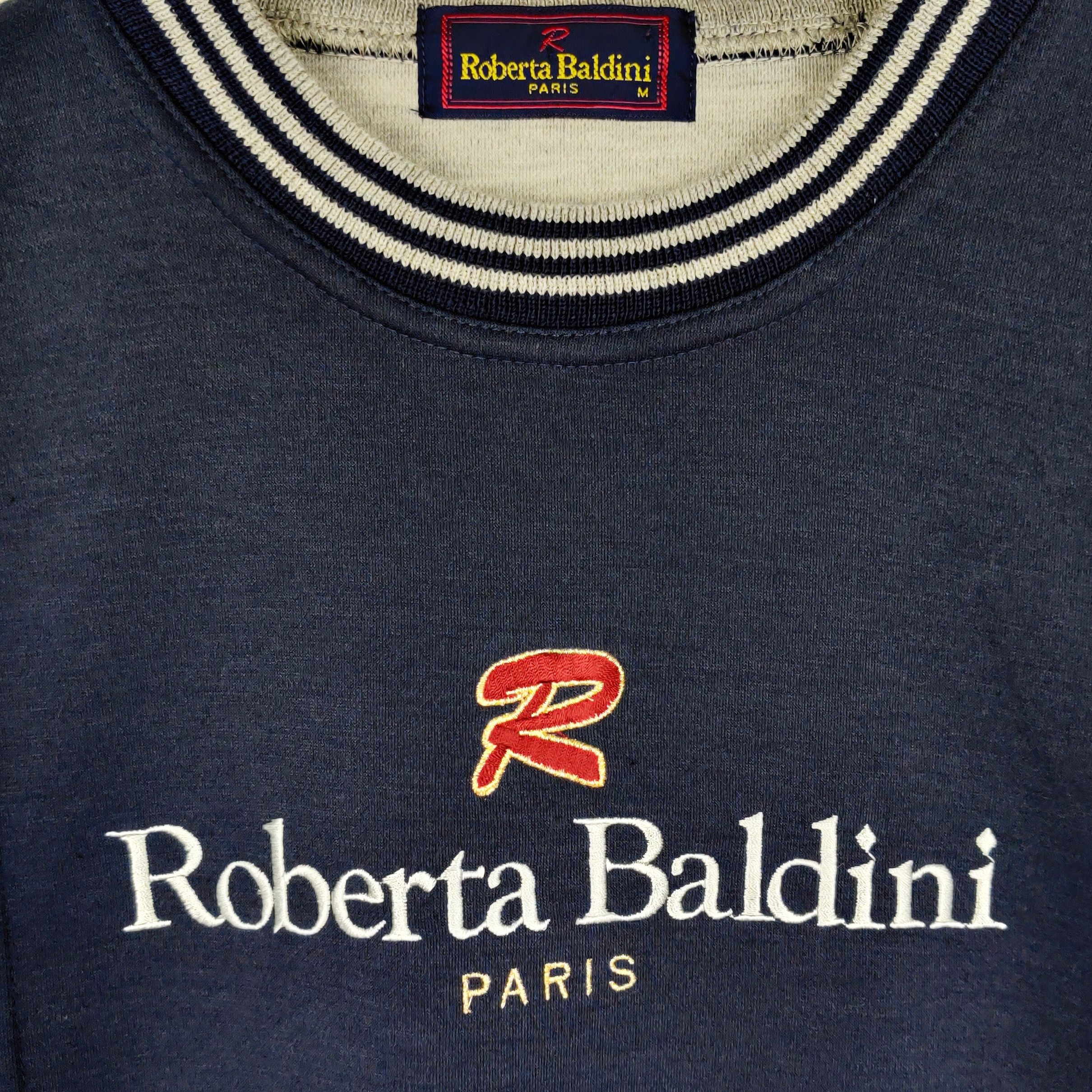 Vintage Vintage Roberta Baldini Paris Crewneck Embroidered Size US M / EU 48-50 / 2 - 2 Thumbnail