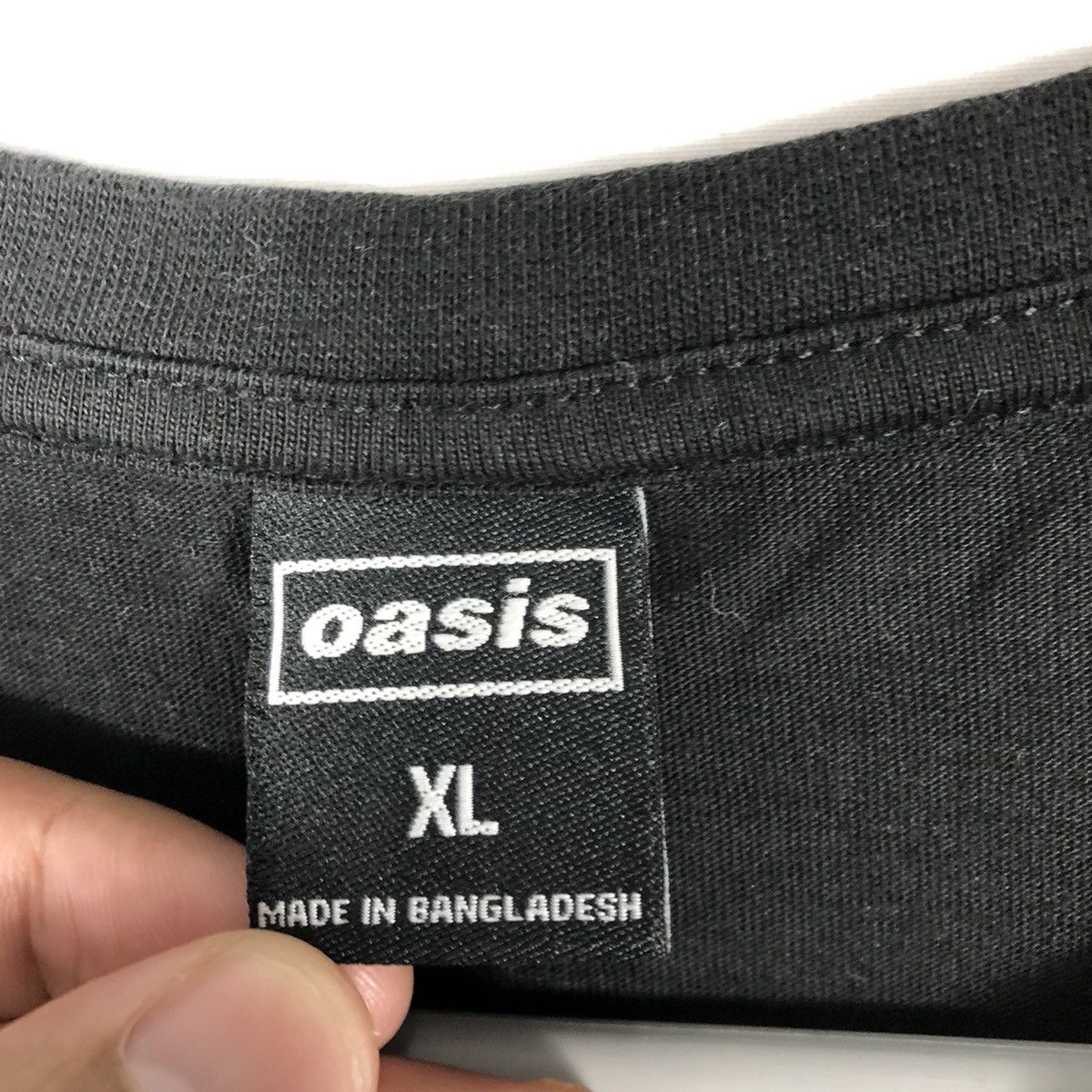 Band Tees × Vintage 🔥OG🔥Iconic Madchester Oasis Box Logo Promo Britpop Tee Size US XL / EU 56 / 4 - 12 Thumbnail
