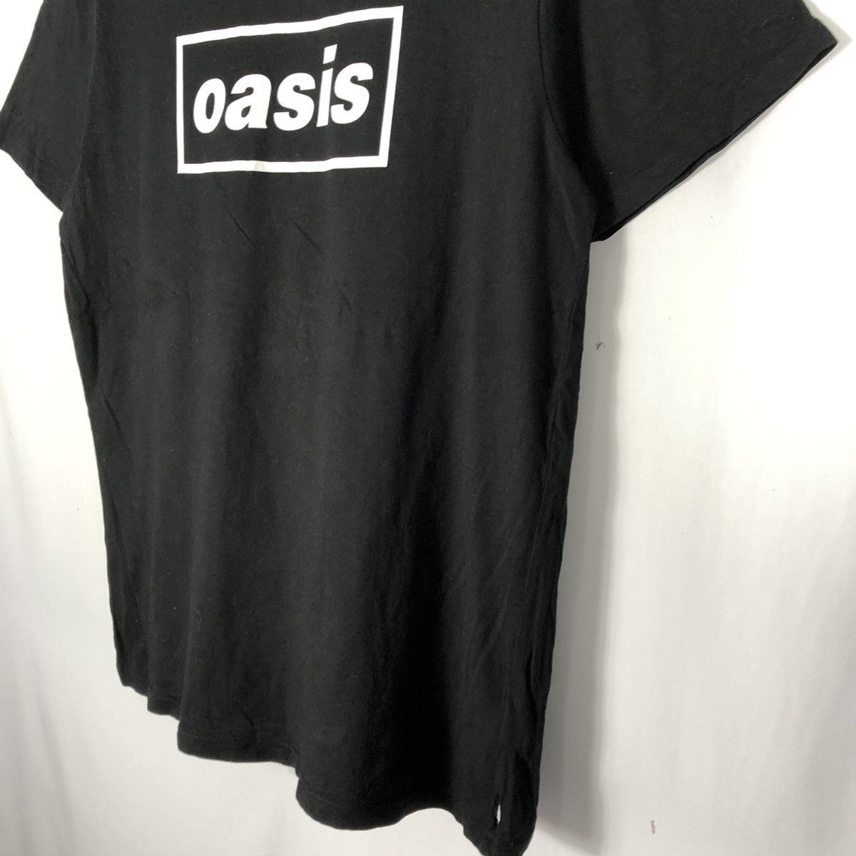 Band Tees × Vintage 🔥OG🔥Iconic Madchester Oasis Box Logo Promo Britpop Tee Size US XL / EU 56 / 4 - 7 Thumbnail