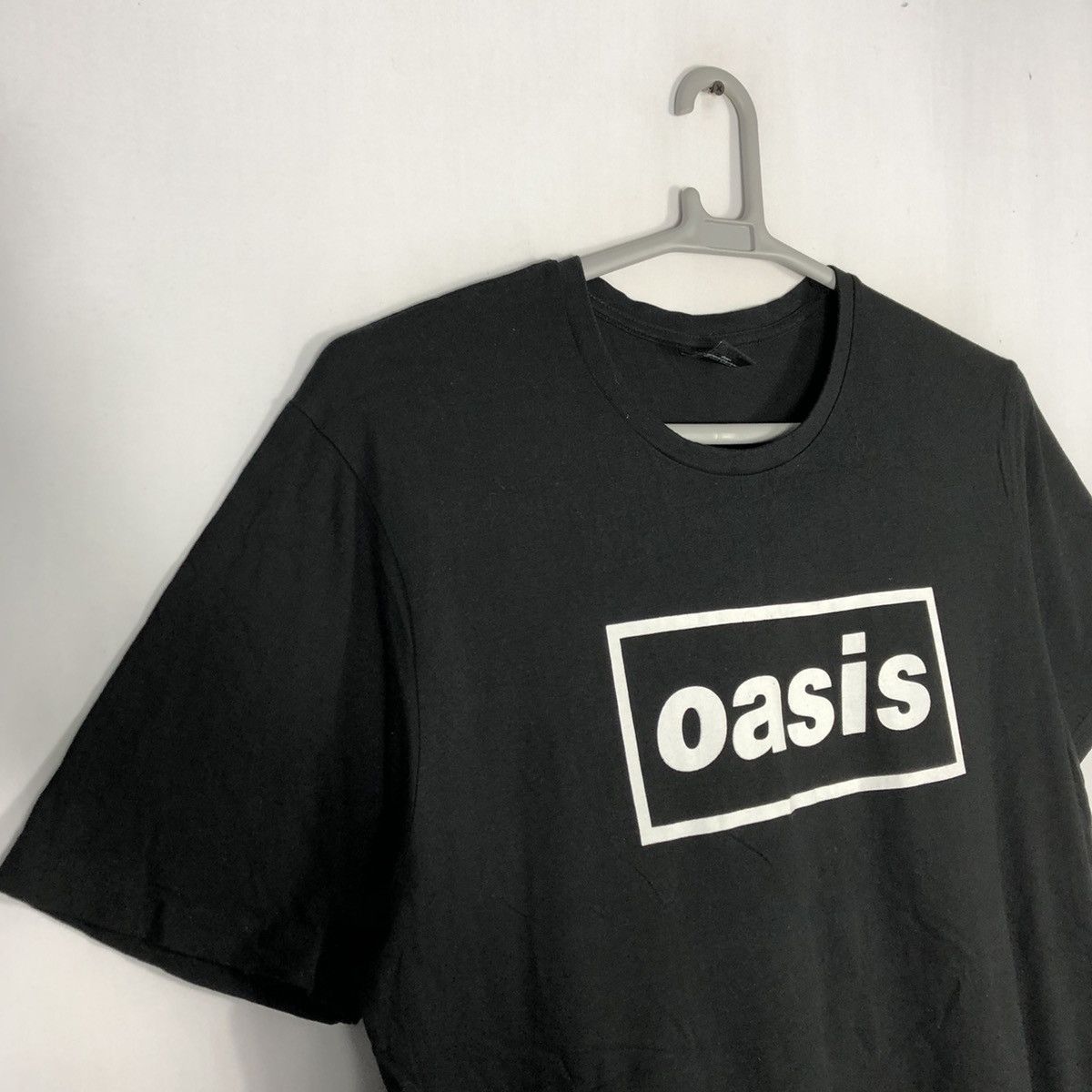 Band Tees × Vintage 🔥OG🔥Iconic Madchester Oasis Box Logo Promo Britpop Tee Size US XL / EU 56 / 4 - 8 Thumbnail