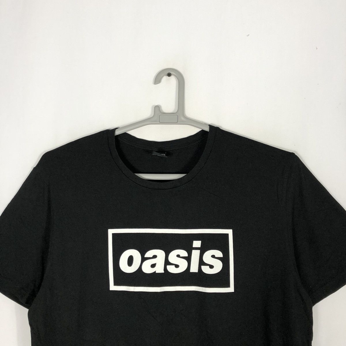 Band Tees × Vintage 🔥OG🔥Iconic Madchester Oasis Box Logo Promo Britpop Tee Size US XL / EU 56 / 4 - 2 Thumbnail