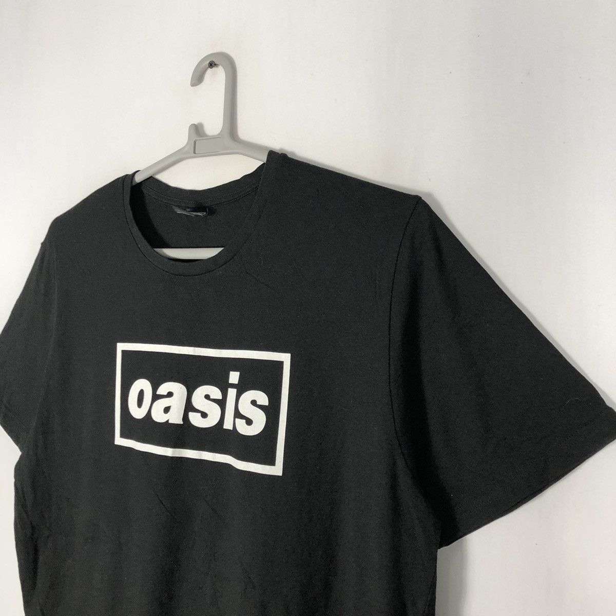 Band Tees × Vintage 🔥OG🔥Iconic Madchester Oasis Box Logo Promo Britpop Tee Size US XL / EU 56 / 4 - 6 Thumbnail