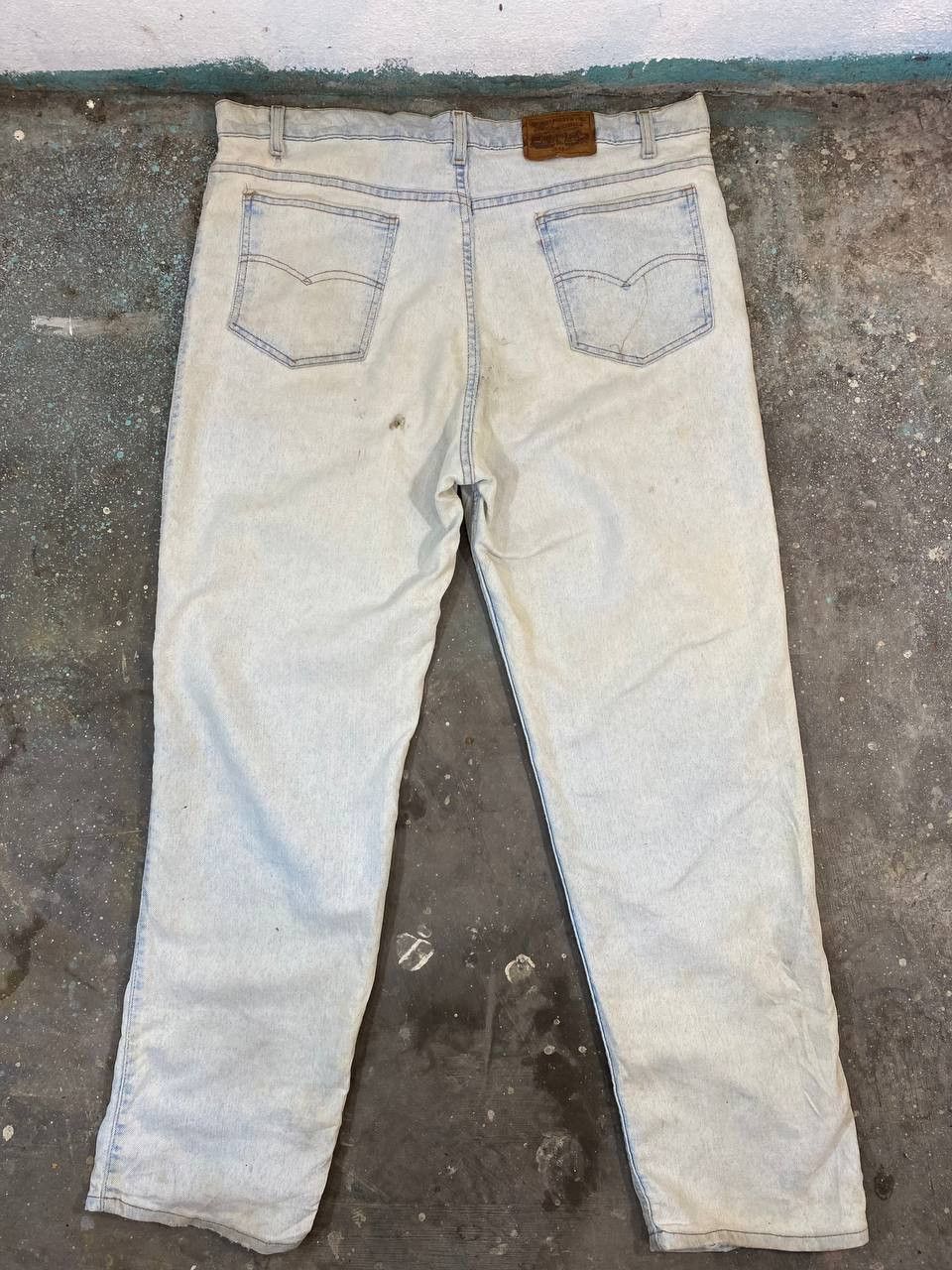 image of Vintage Levis 540 Orange Tab Flex Denim Made In Usa in Light Blue, Men's (Size 41)