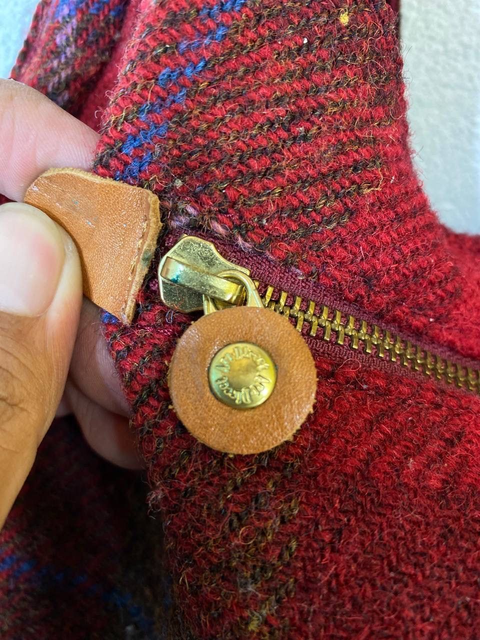 Designer × Harris Tweed Harris tweed wool bag nice design Size ONE SIZE - 6 Thumbnail