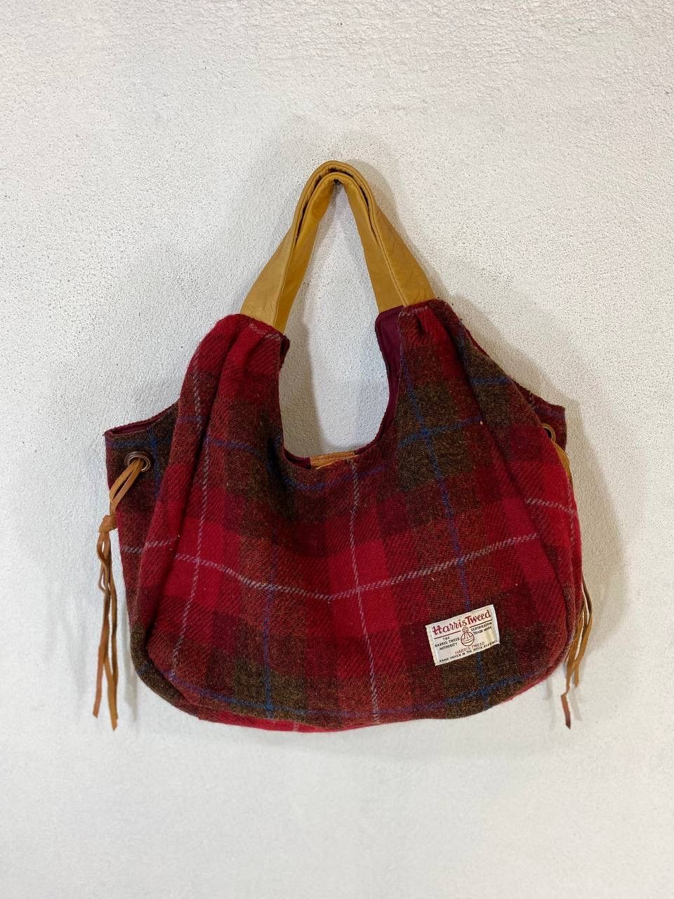 Designer × Harris Tweed Harris tweed wool bag nice design Size ONE SIZE - 1 Thumbnail