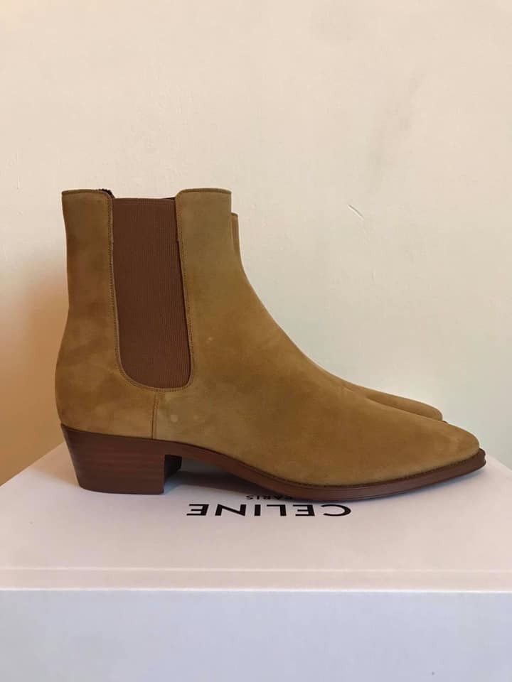 Celine o1rshd1 / 555 / Carmague Harness Boots in Havana Size US 7 / EU 40 - 1 Thumbnail