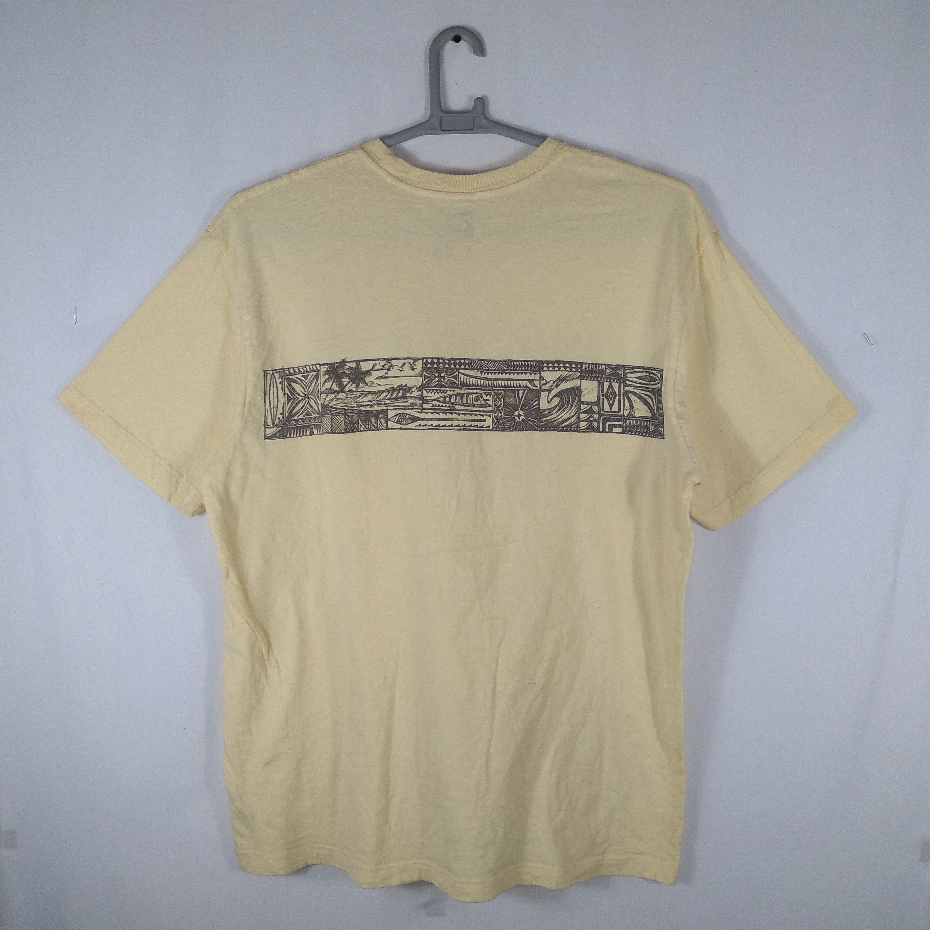 Quicksilver × Vintage Vintage Quiksilver Hawaiian Style Mirror Print Tee Size US XL / EU 56 / 4 - 5 Thumbnail