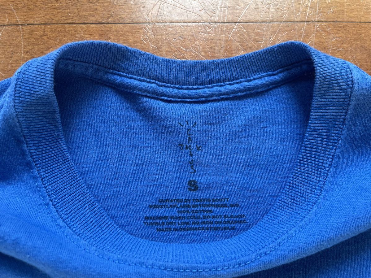Travis Scott Small Cactus Jack Cross Tech Tee I Royal Blue Shirt Size US S / EU 44-46 / 1 - 3 Thumbnail