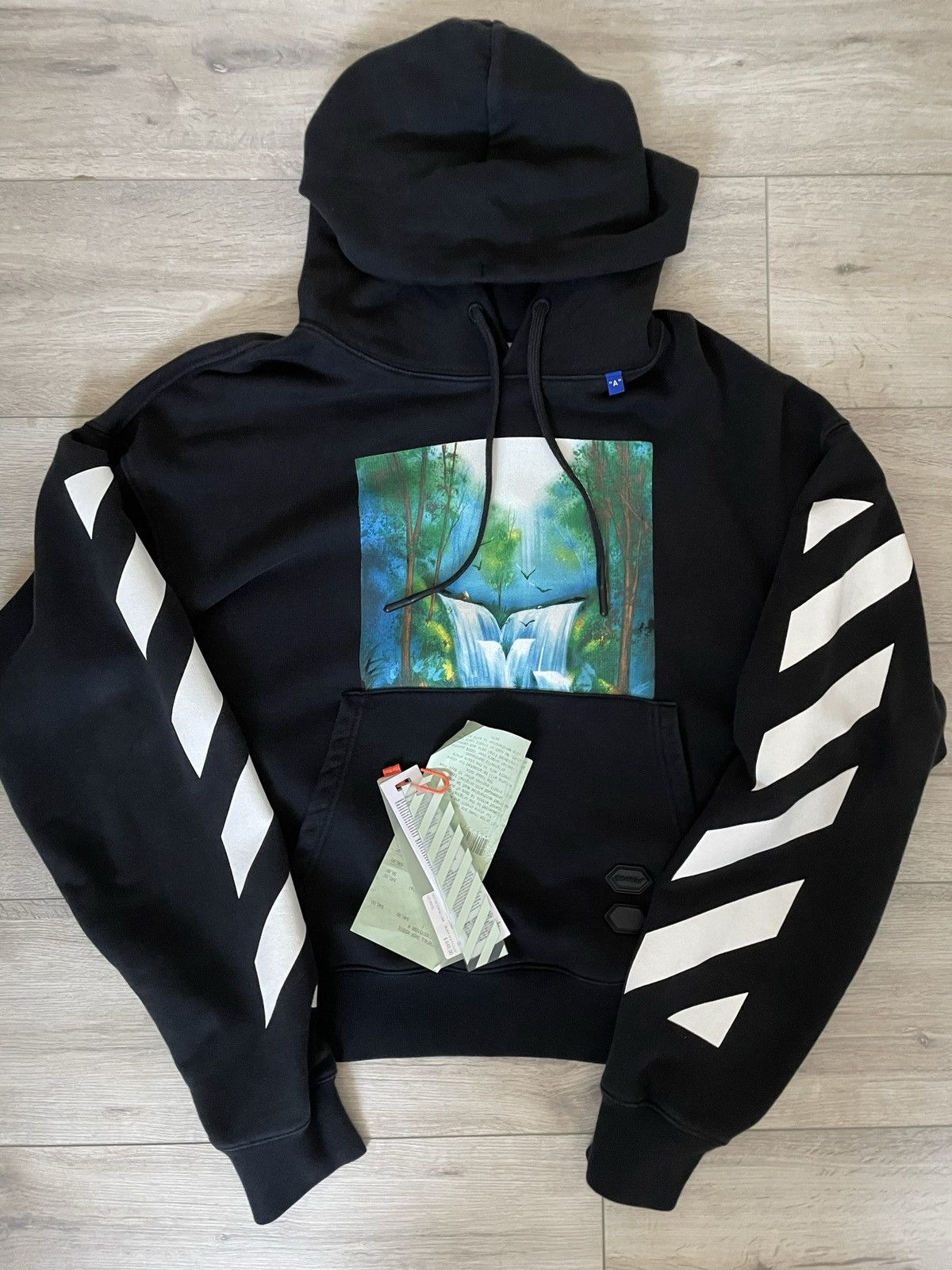 Off white 2025 hoodie waterfall