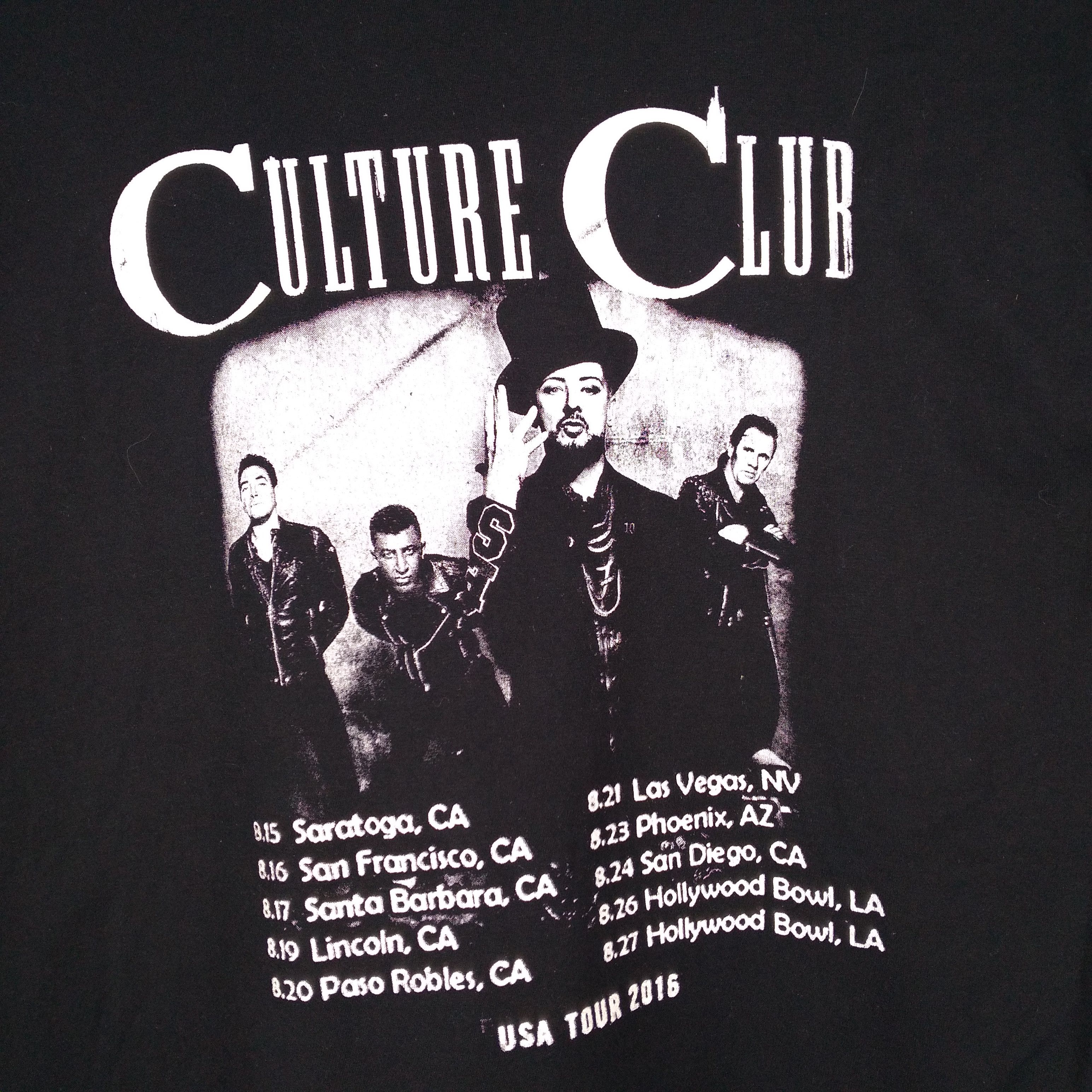 Band Tees × Vintage Influential English New Wave Band Culture Club Tour Tee Size US L / EU 52-54 / 3 - 5 Thumbnail