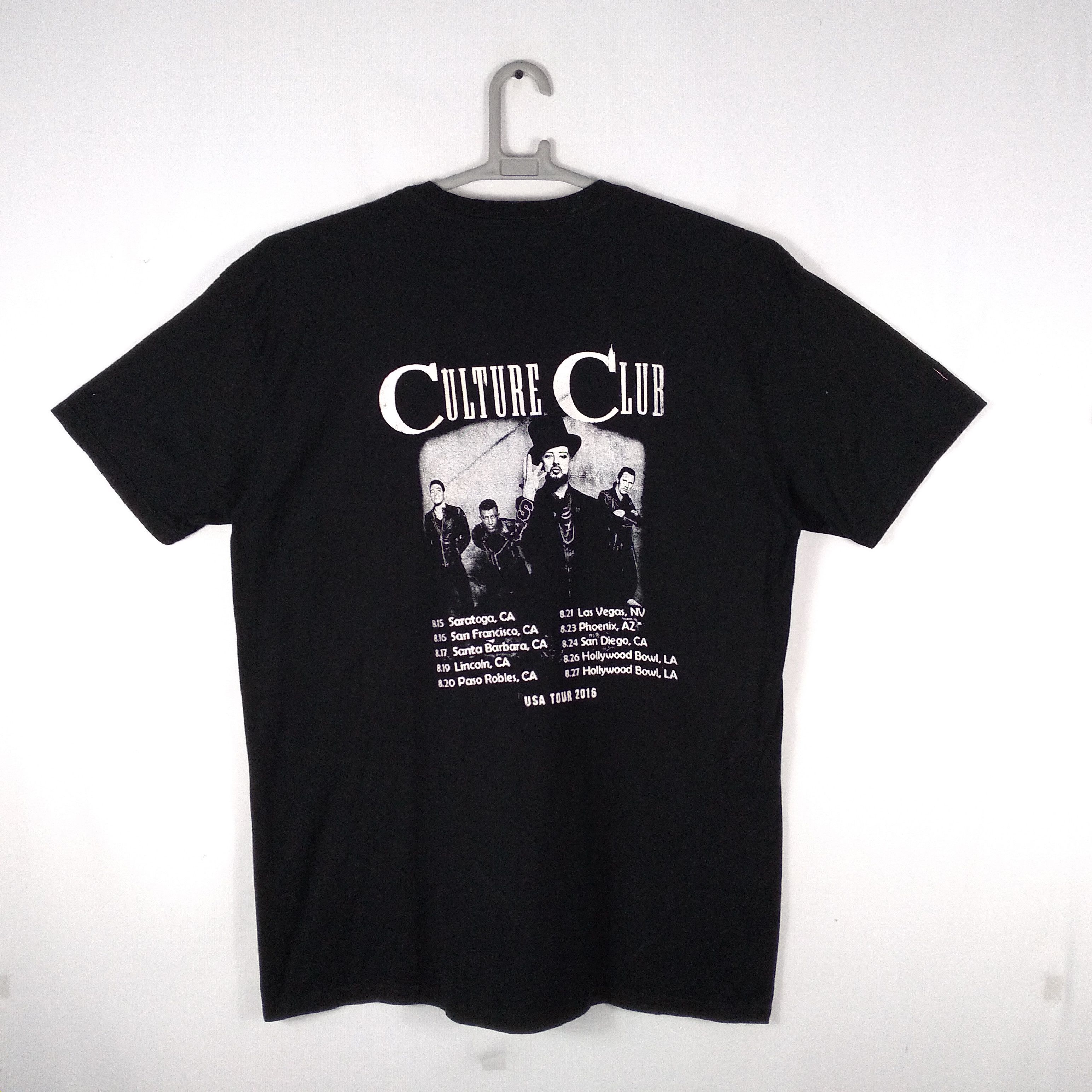 Band Tees × Vintage Influential English New Wave Band Culture Club Tour Tee Size US L / EU 52-54 / 3 - 4 Thumbnail