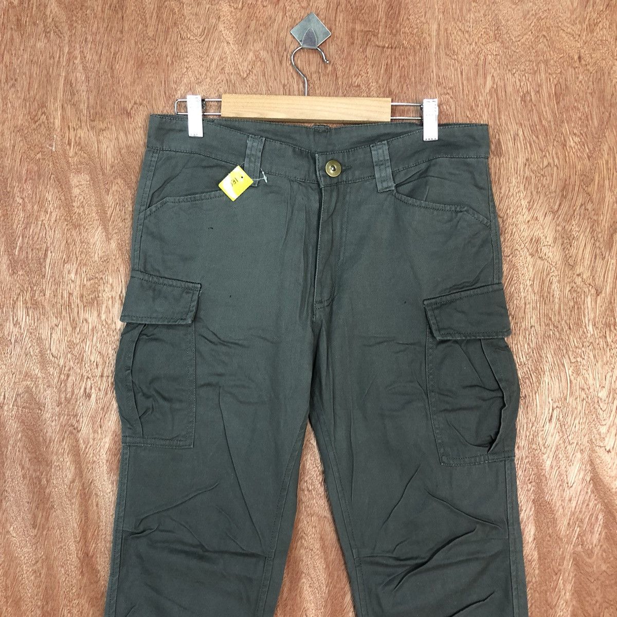 Japanese Brand DLL Improves Grey Multipocket Tactical Cargo Pants #1868 Size US 31 - 2 Thumbnail