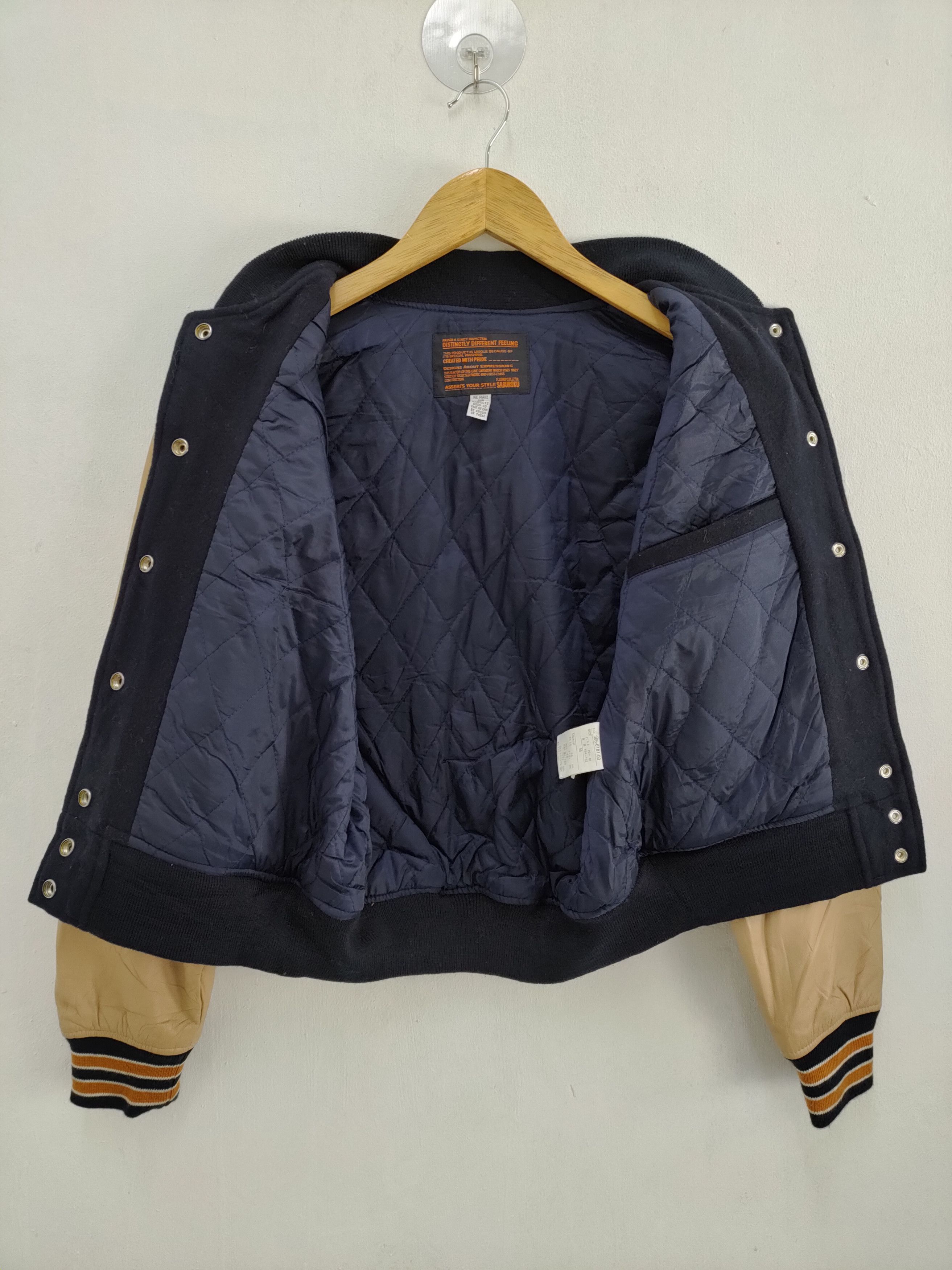 Japanese Brand SABUROKU VARSITY JACKET Size US M / EU 48-50 / 2 - 12 Thumbnail