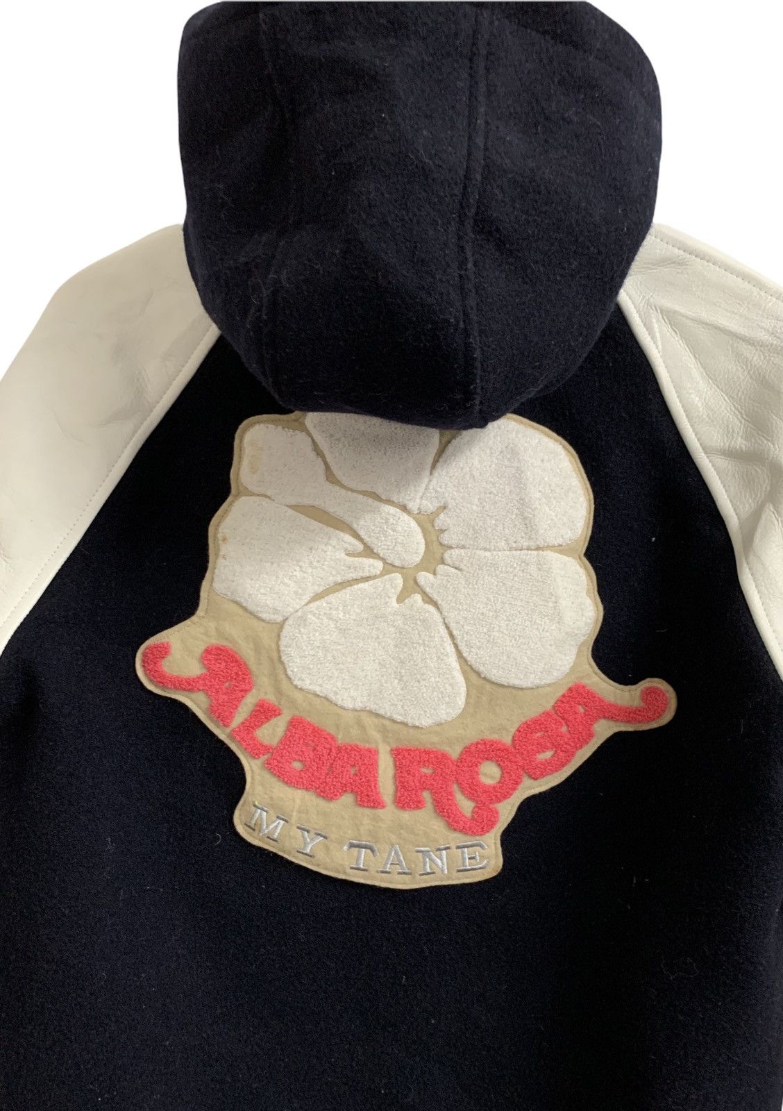 Japanese Brand Vintage Alba Rosa 🇯🇵 Wool Leather Varsity Jacket Size US S / EU 44-46 / 1 - 8 Thumbnail