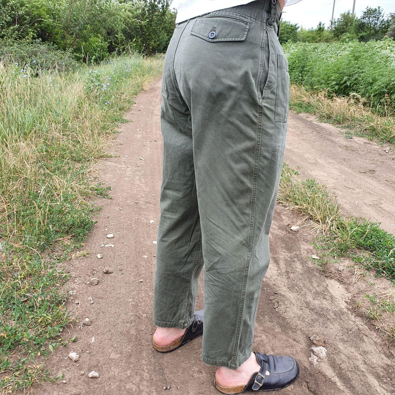 Japanese Brand × Le Laboureur Very 1960s Vintage Army Military Worker Pants Size US 32 / EU 48 - 7 Thumbnail