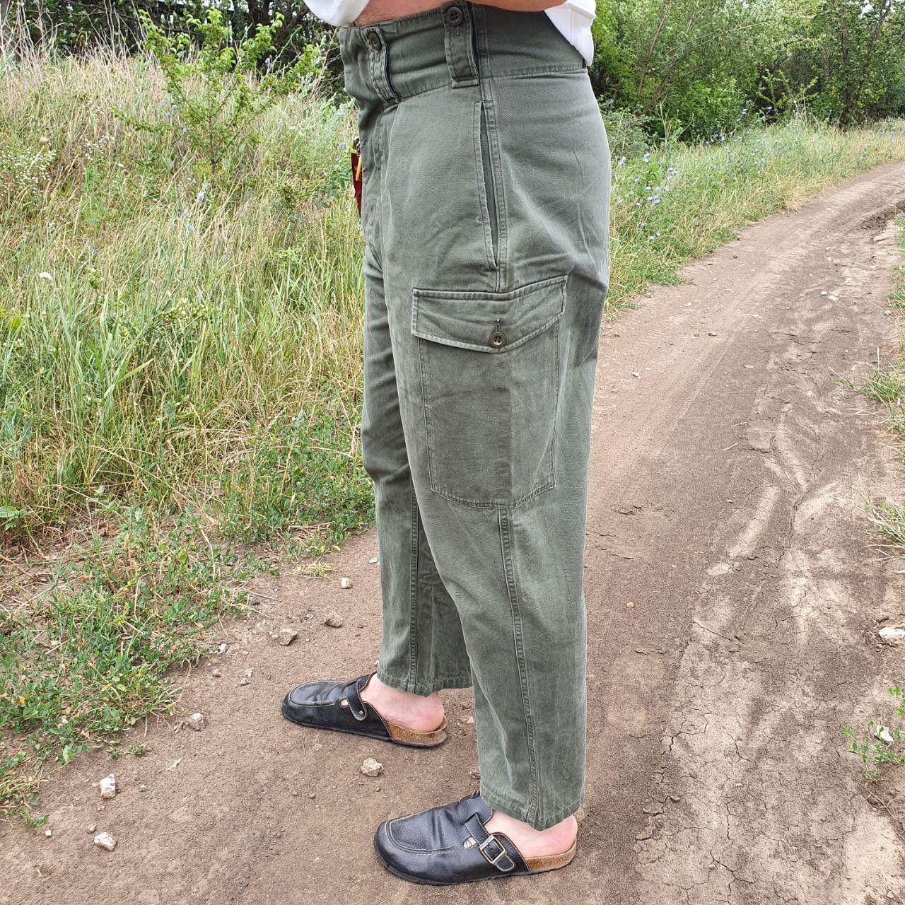 Japanese Brand × Le Laboureur Very 1960s Vintage Army Military Worker Pants Size US 32 / EU 48 - 2 Thumbnail
