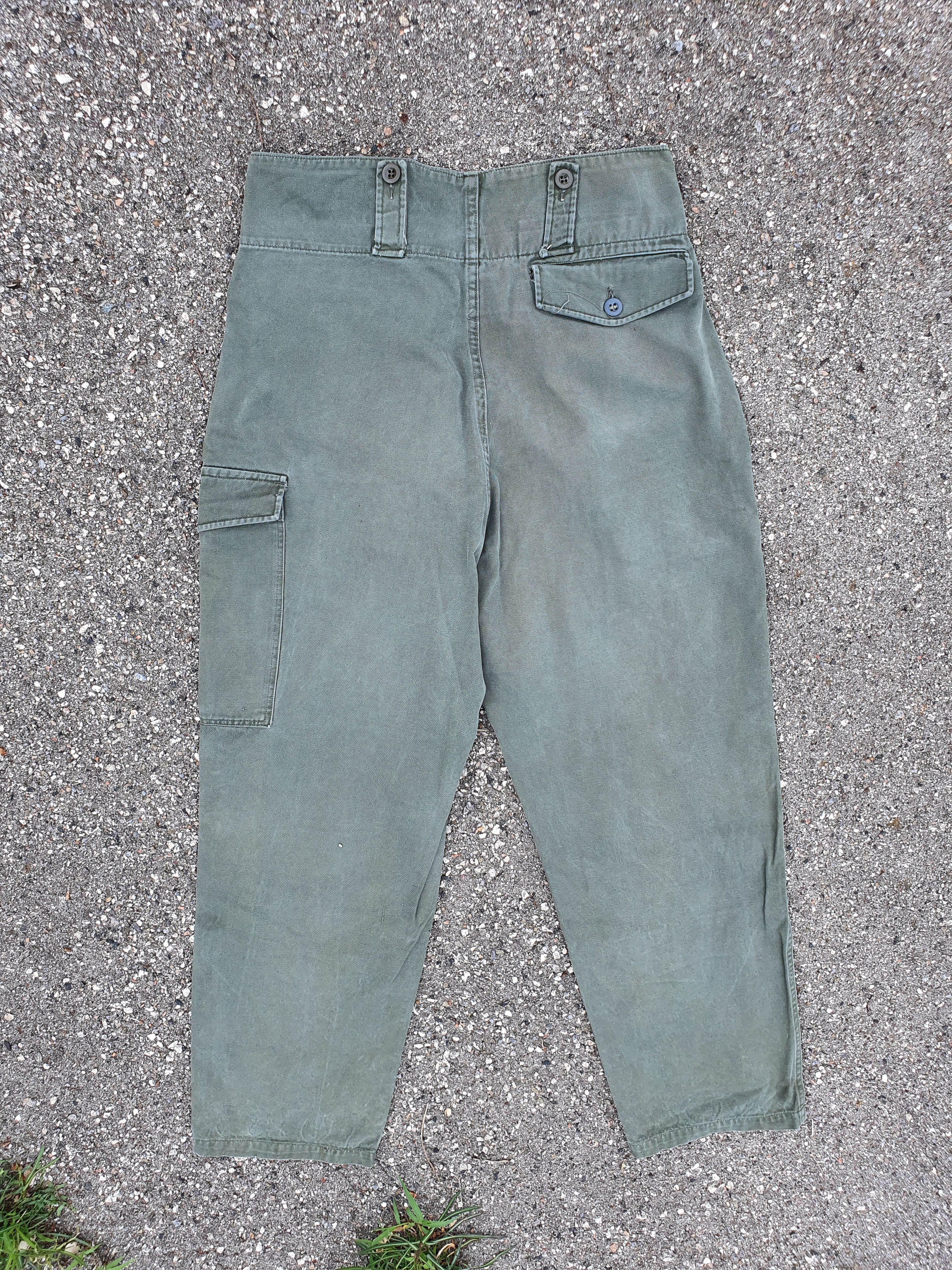 Japanese Brand × Le Laboureur Very 1960s Vintage Army Military Worker Pants Size US 32 / EU 48 - 5 Thumbnail