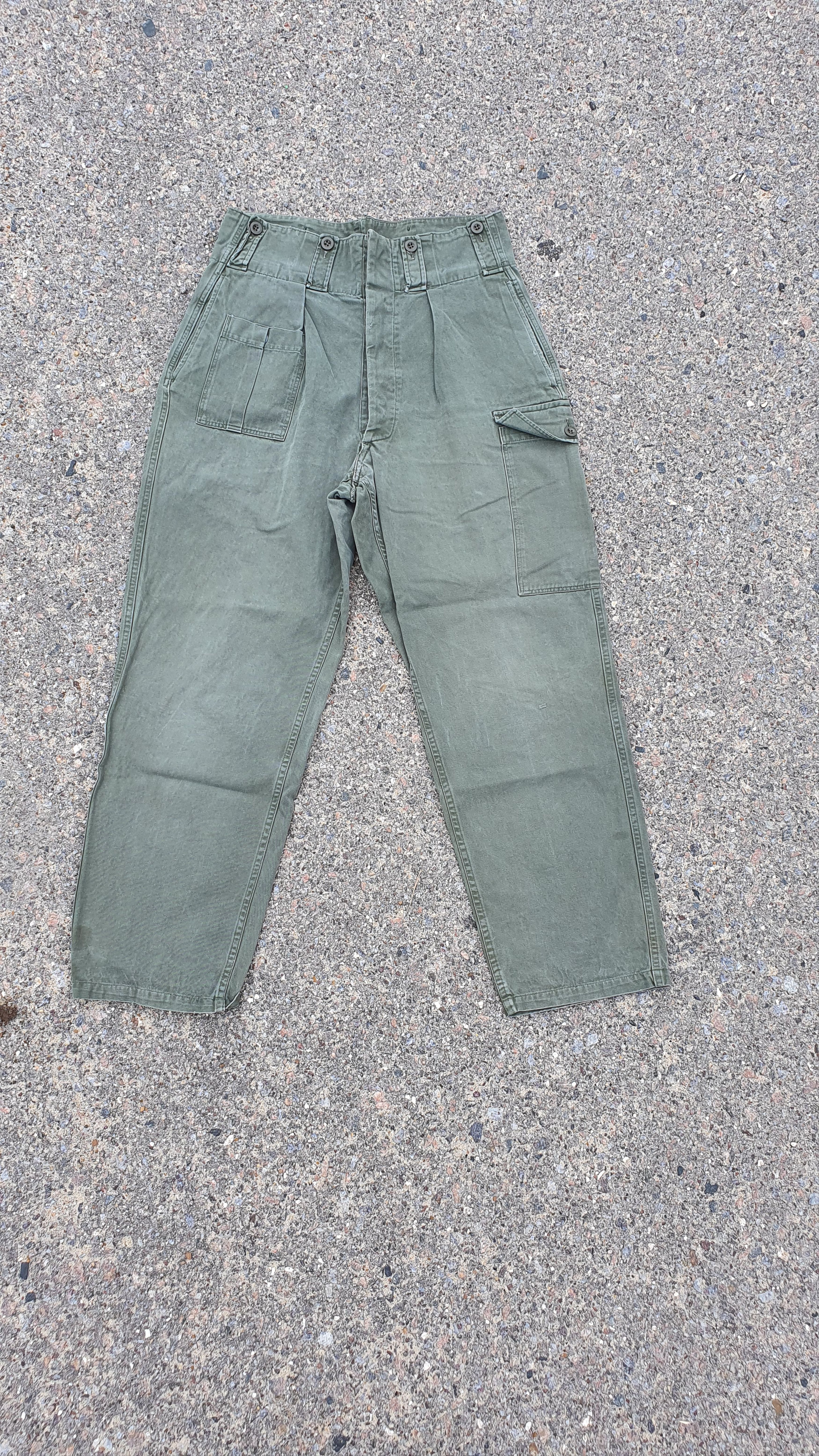 Japanese Brand × Le Laboureur Very 1960s Vintage Army Military Worker Pants Size US 32 / EU 48 - 10 Thumbnail