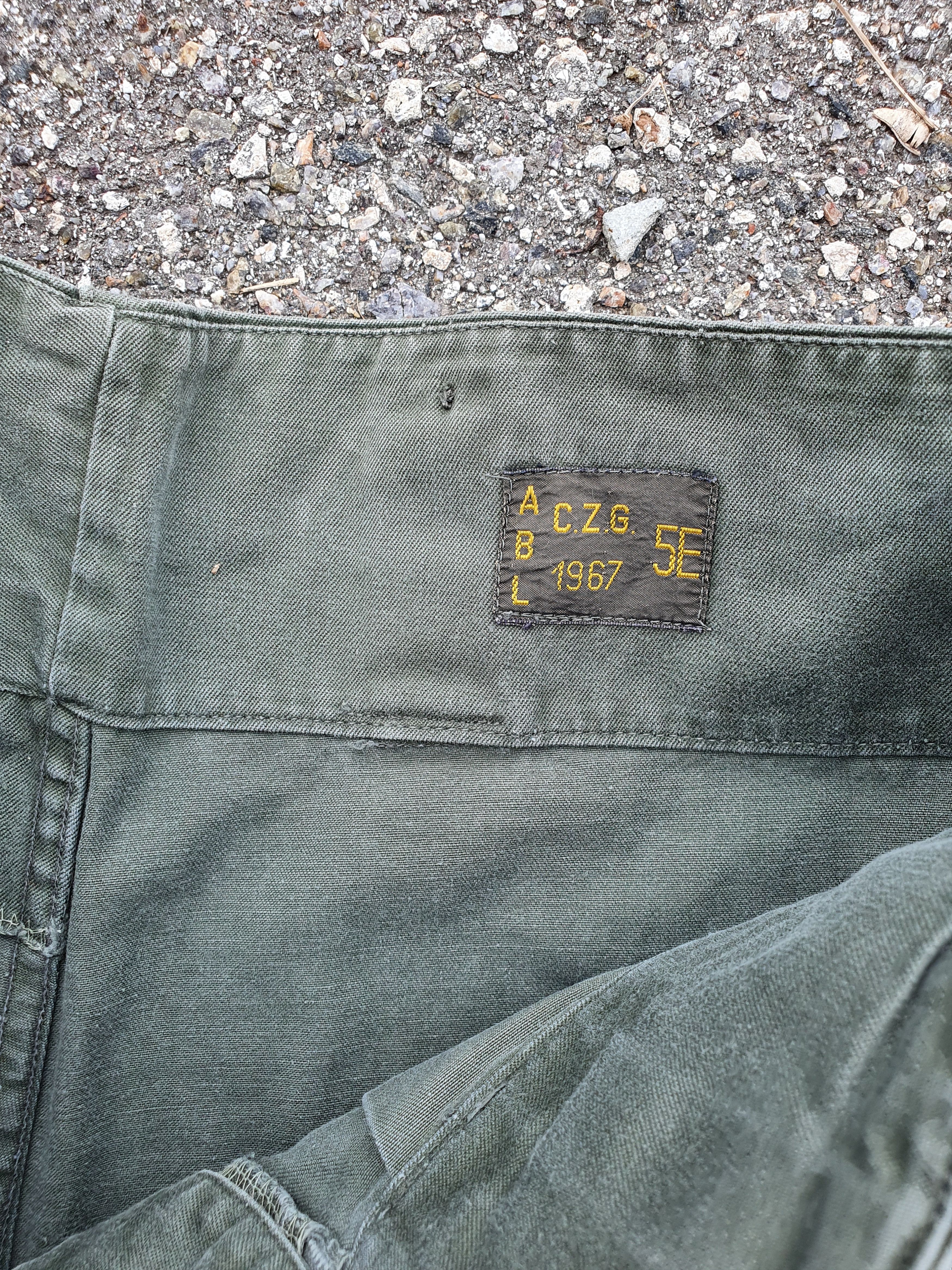 Japanese Brand × Le Laboureur Very 1960s Vintage Army Military Worker Pants Size US 32 / EU 48 - 8 Thumbnail