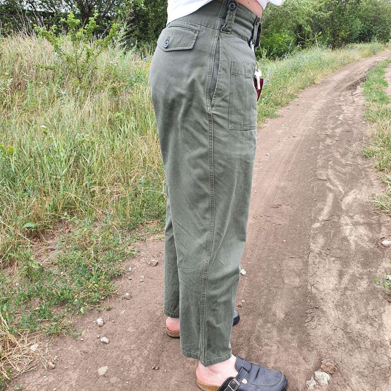 Japanese Brand × Le Laboureur Very 1960s Vintage Army Military Worker Pants Size US 32 / EU 48 - 6 Thumbnail