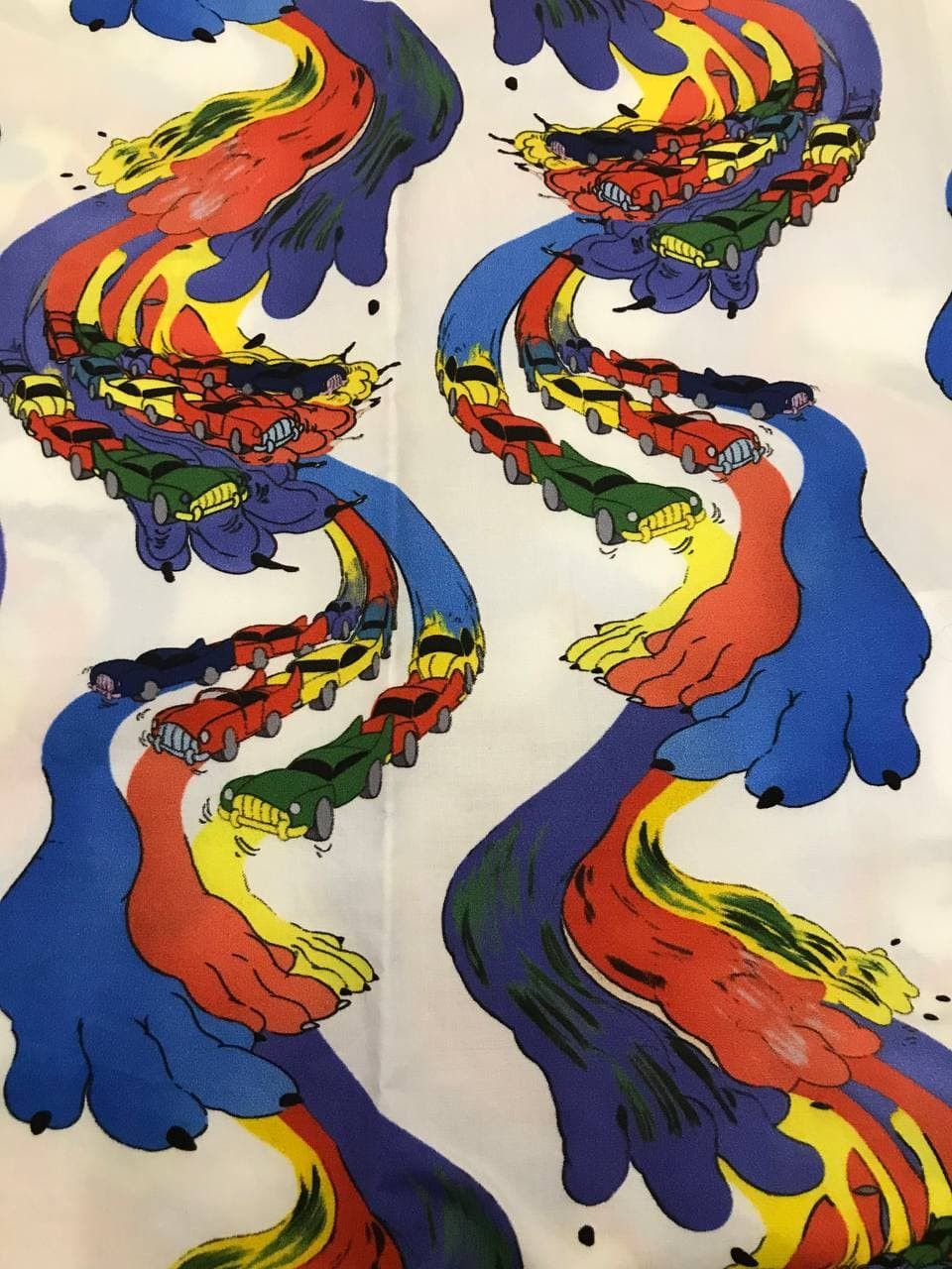 Marni Marni x Bruno Bozzetto Acid Cars Shirt FW19 Size 48 (0266) Size US M / EU 48-50 / 2 - 3 Thumbnail