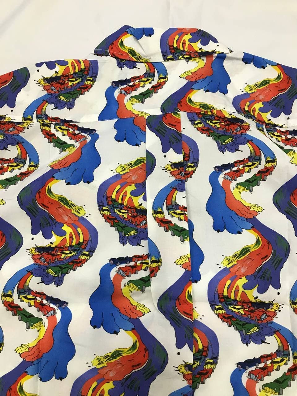 Marni Marni x Bruno Bozzetto Acid Cars Shirt FW19 Size 48 (0266) Size US M / EU 48-50 / 2 - 10 Thumbnail
