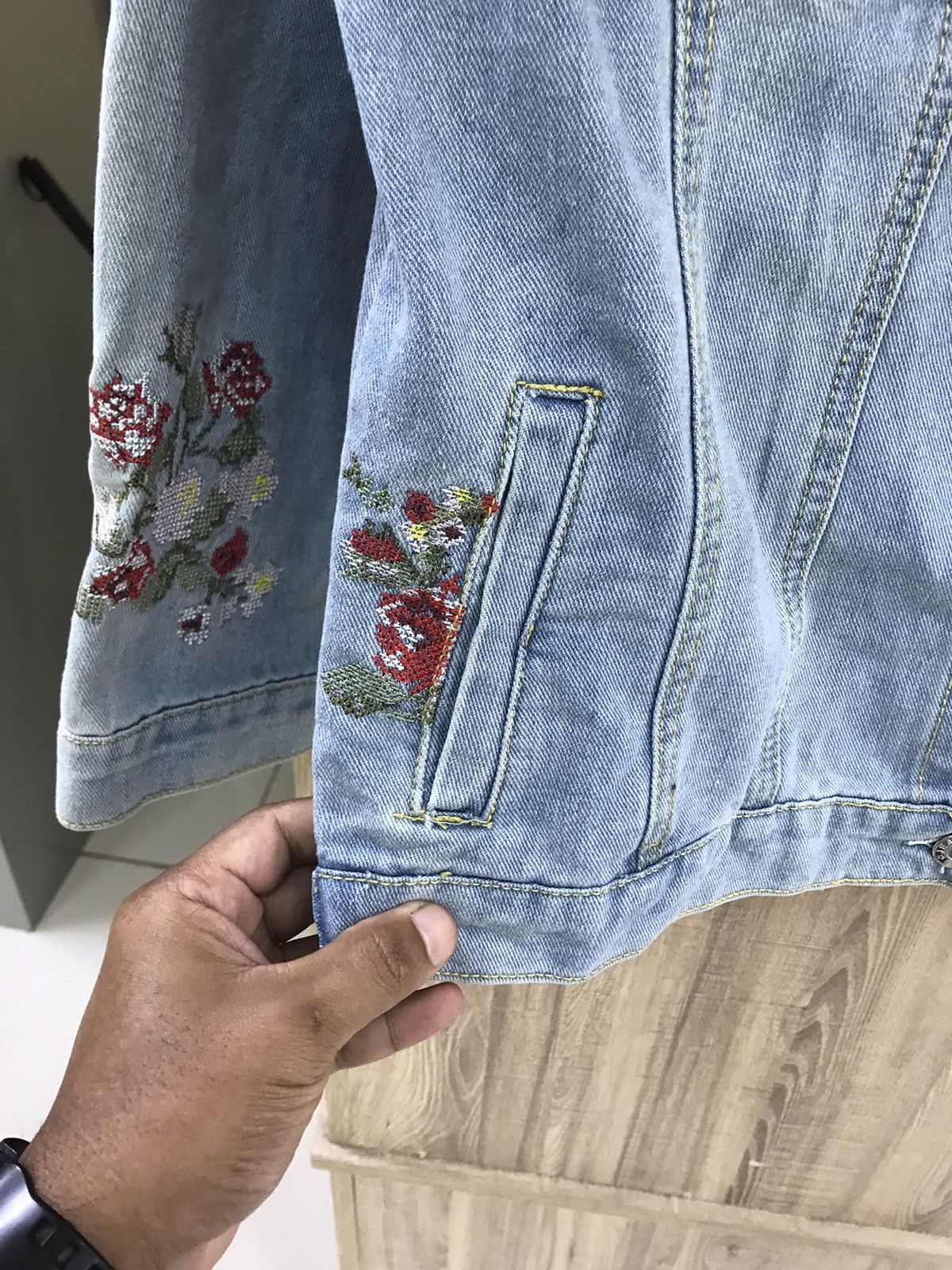 Japanese Brand Unbranded Nice Design Denim Jacket Size M / US 6-8 / IT 42-44 - 10 Thumbnail