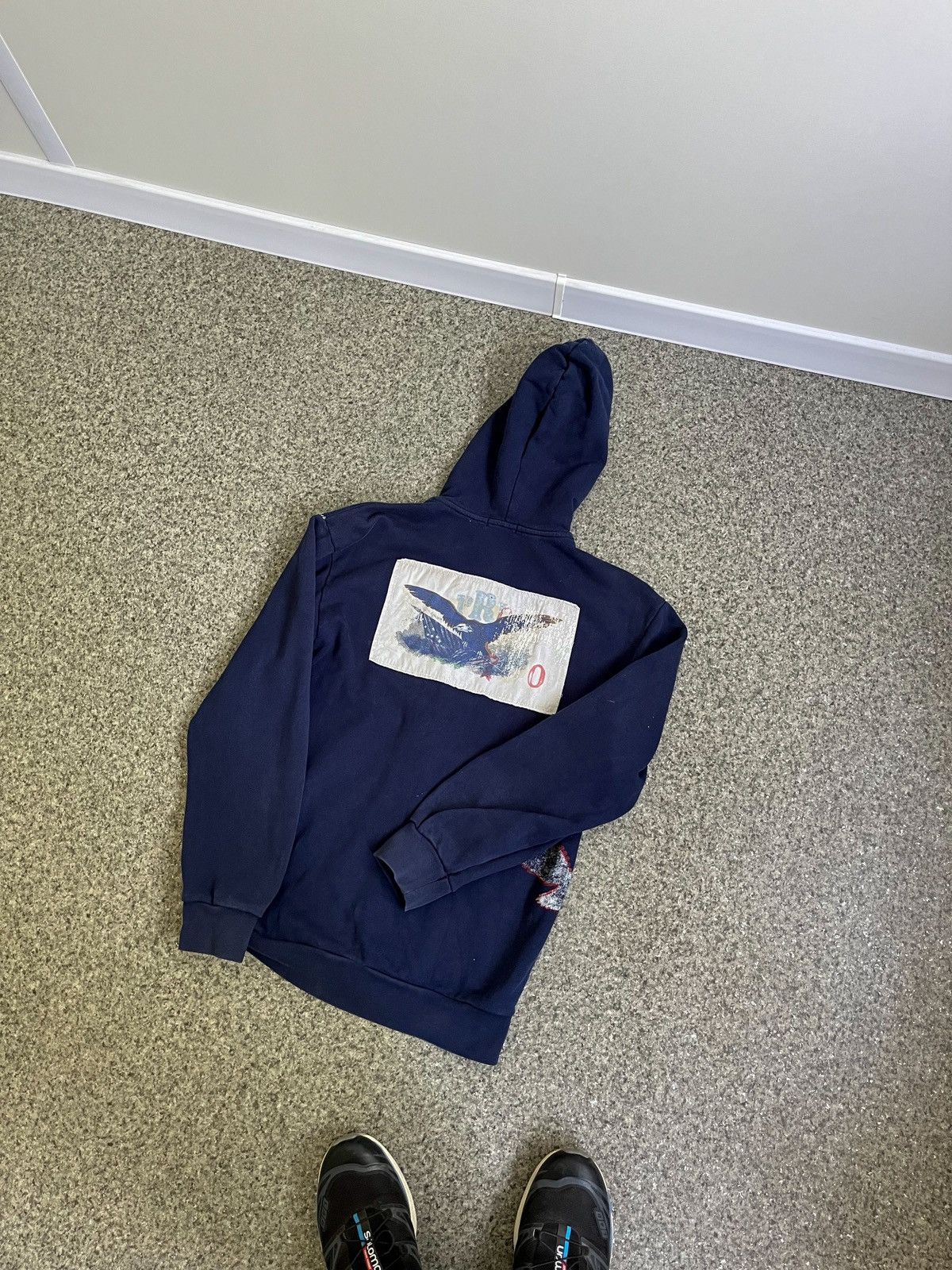 Polo Ralph Lauren × Vintage VINTAGE POLO RALPH LAUREN ZIP HOODIE BACK LOGO WOMENS XL Y2K Size XL / US 12-14 / IT 48-50 - 2 Thumbnail
