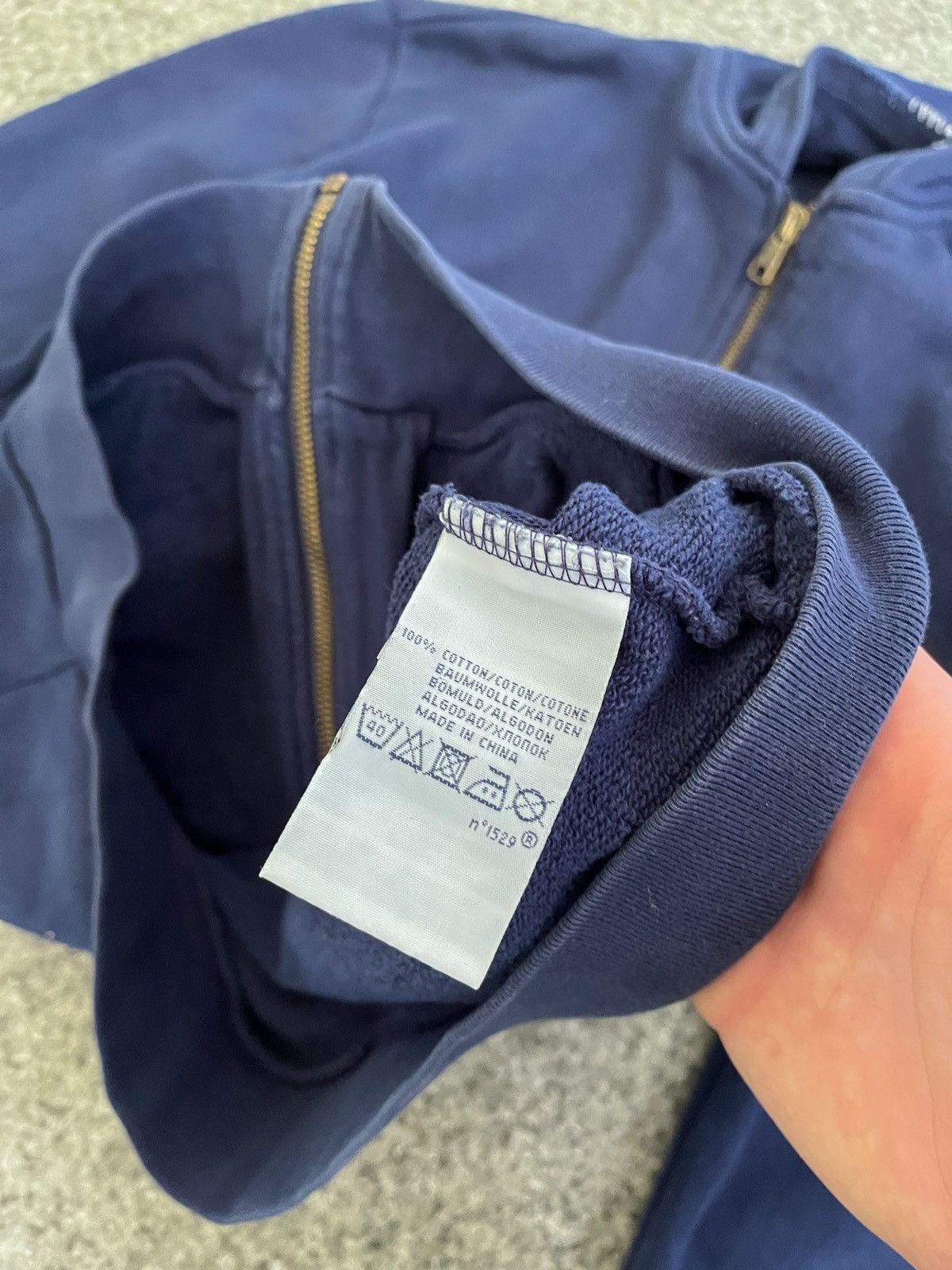 Polo Ralph Lauren × Vintage VINTAGE POLO RALPH LAUREN ZIP HOODIE BACK LOGO WOMENS XL Y2K Size XL / US 12-14 / IT 48-50 - 6 Thumbnail
