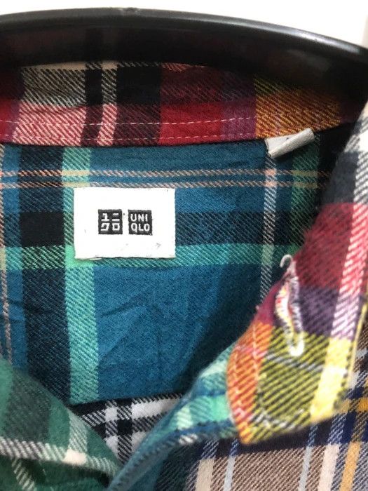 Flannel Japanese Brand Uniqlo Plaid Tartan Flannel Shirt 👕 Size US M / EU 48-50 / 2 - 4 Thumbnail