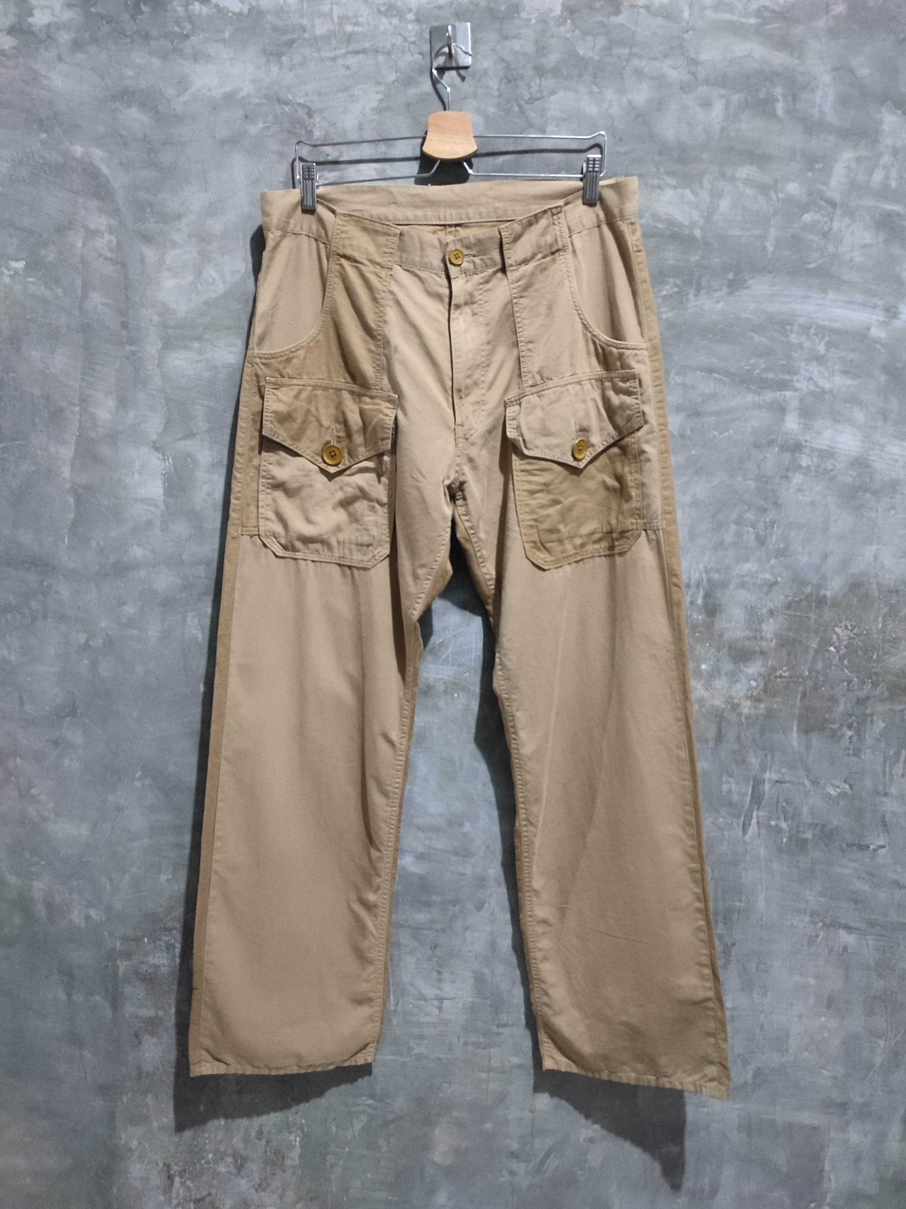 Yohji Yamamoto 🔥Ys Yohji Yamamoto Pants 2 Tone Brown Size US 34 / EU 50 - 4 Thumbnail