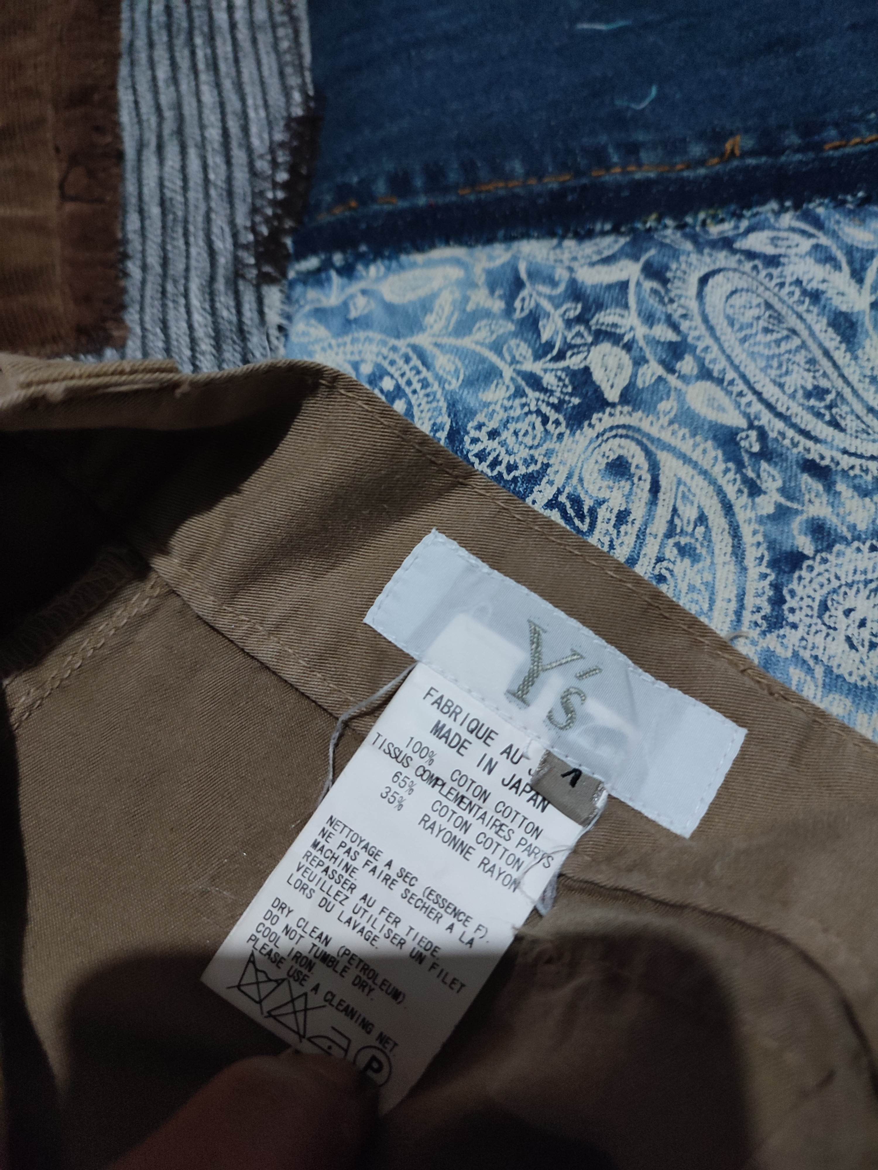 Yohji Yamamoto 🔥Ys Yohji Yamamoto Pants 2 Tone Brown Size US 34 / EU 50 - 12 Thumbnail