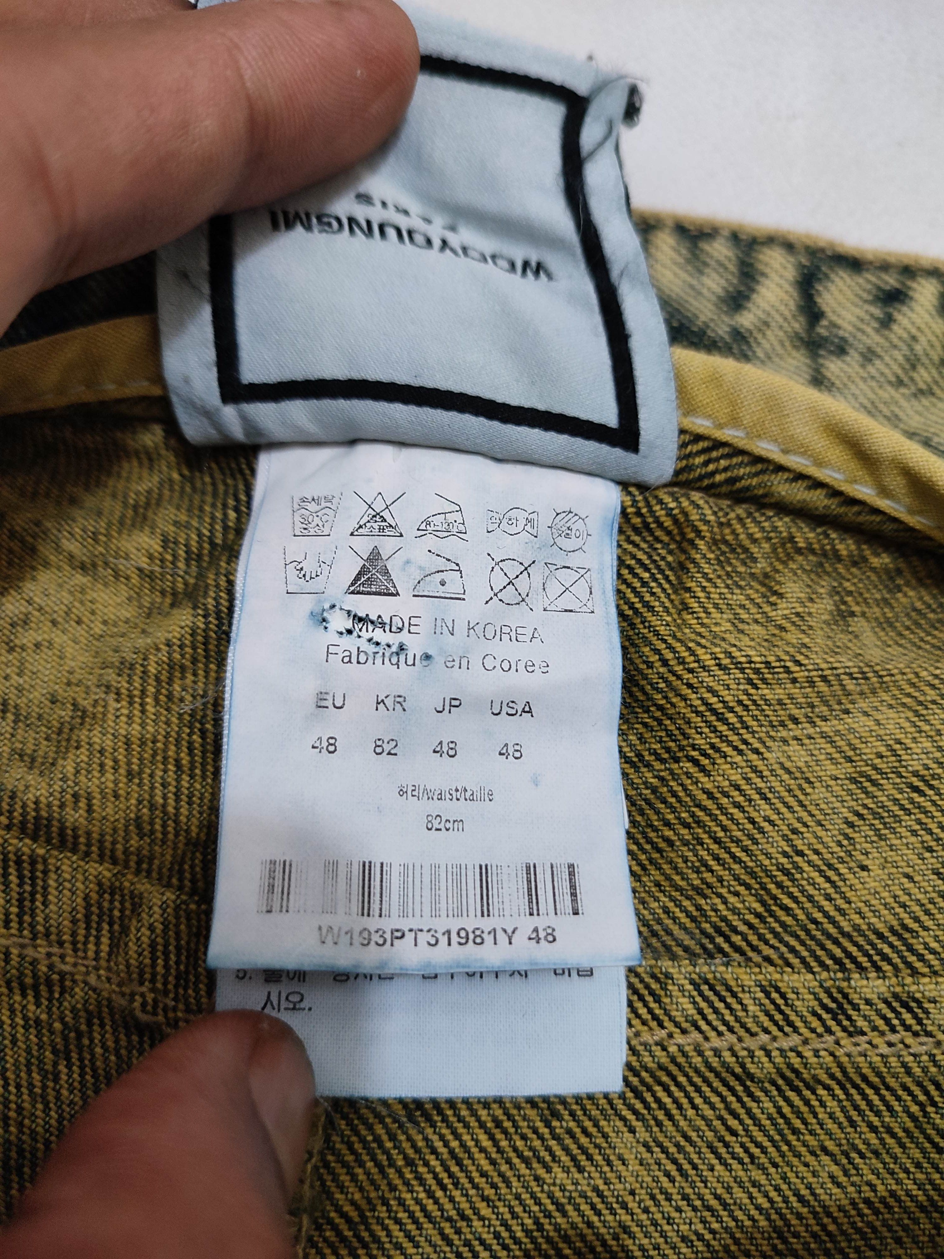 Wooyoungmi Wooyoungmi Paris Wash Jeans Size US 32 / EU 48 - 10 Thumbnail